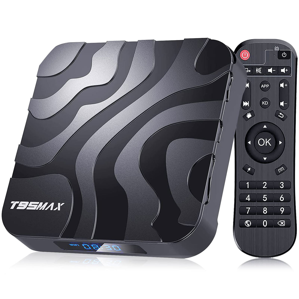 Android Tv Box 2024, T95Max Android Tv Box 12.0 4Gb Ram 32Gb Rom 6K 4K Tv Box, Tv Box Android H618 Chip Quad-Core Cortex-A53 2.4G/5G Wi-Fi Bluetooth 4.0 Usb 100M Ethernet Android Box