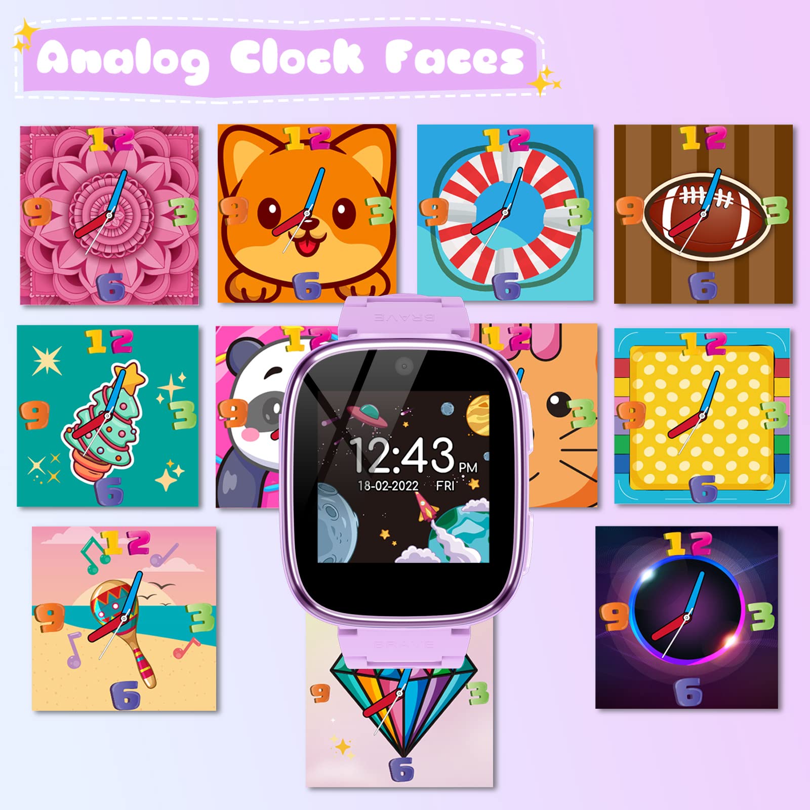 Kids Smart Watch Girls Boys   Smart Watch For Kids Game Smart Watch Gifts For 4 12 Years Old With 26 Games Camera Alarm Video Mu