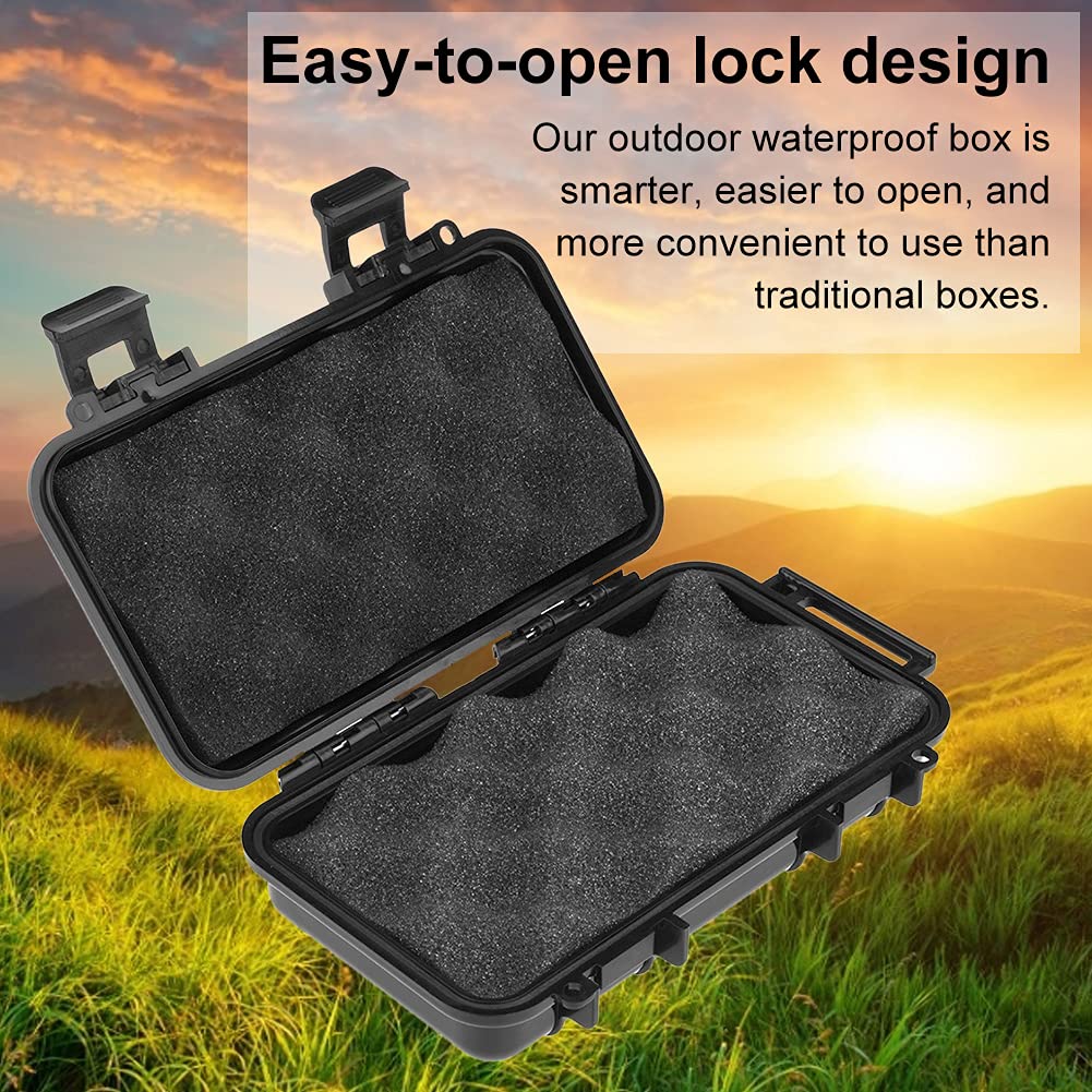 Eboxer 3 Sizes Protective Waterproof Case, Outdoor Shockproof Storage Case, With Sponge, For Loading Smartphone Hard Drive, And