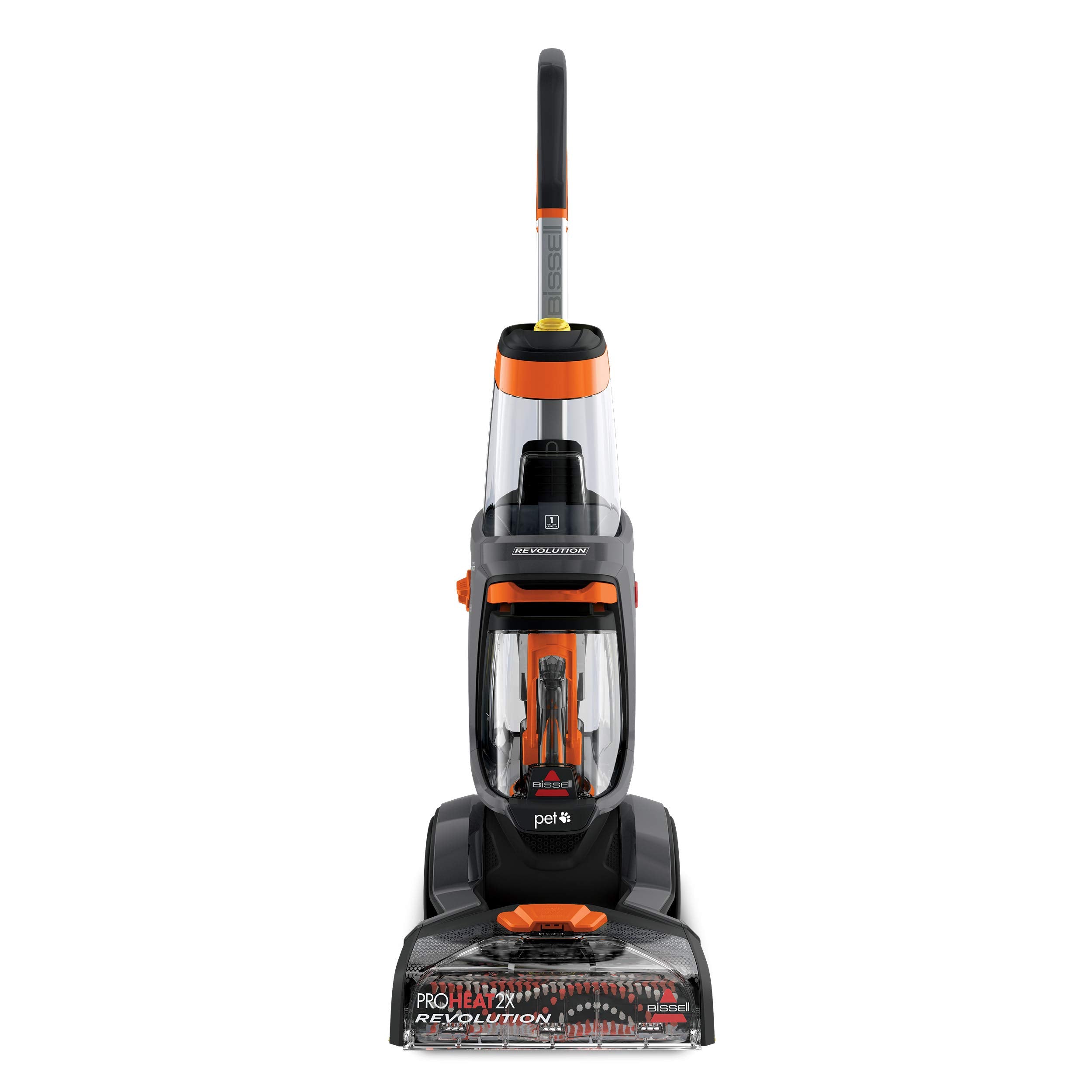 BISSELL ProHeat 2X Revolution Pet Full Size Upright Carpet Cleaner and Shampooer with Antibacterial Spot & Stain Remover, 1548,