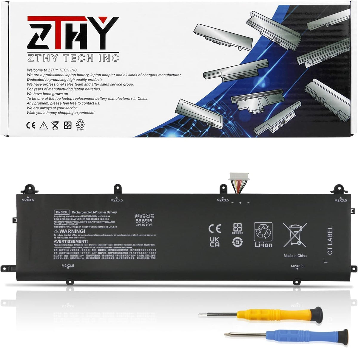 New Bn06Xl 72.9Wh Battery Replacement For Hp Spectre X360 15 Eb000 15T Eb000 15T Eb100 15 Eb0Xxx 15 Eb0025Tx 15 Eb0035Tx 15 Eb00