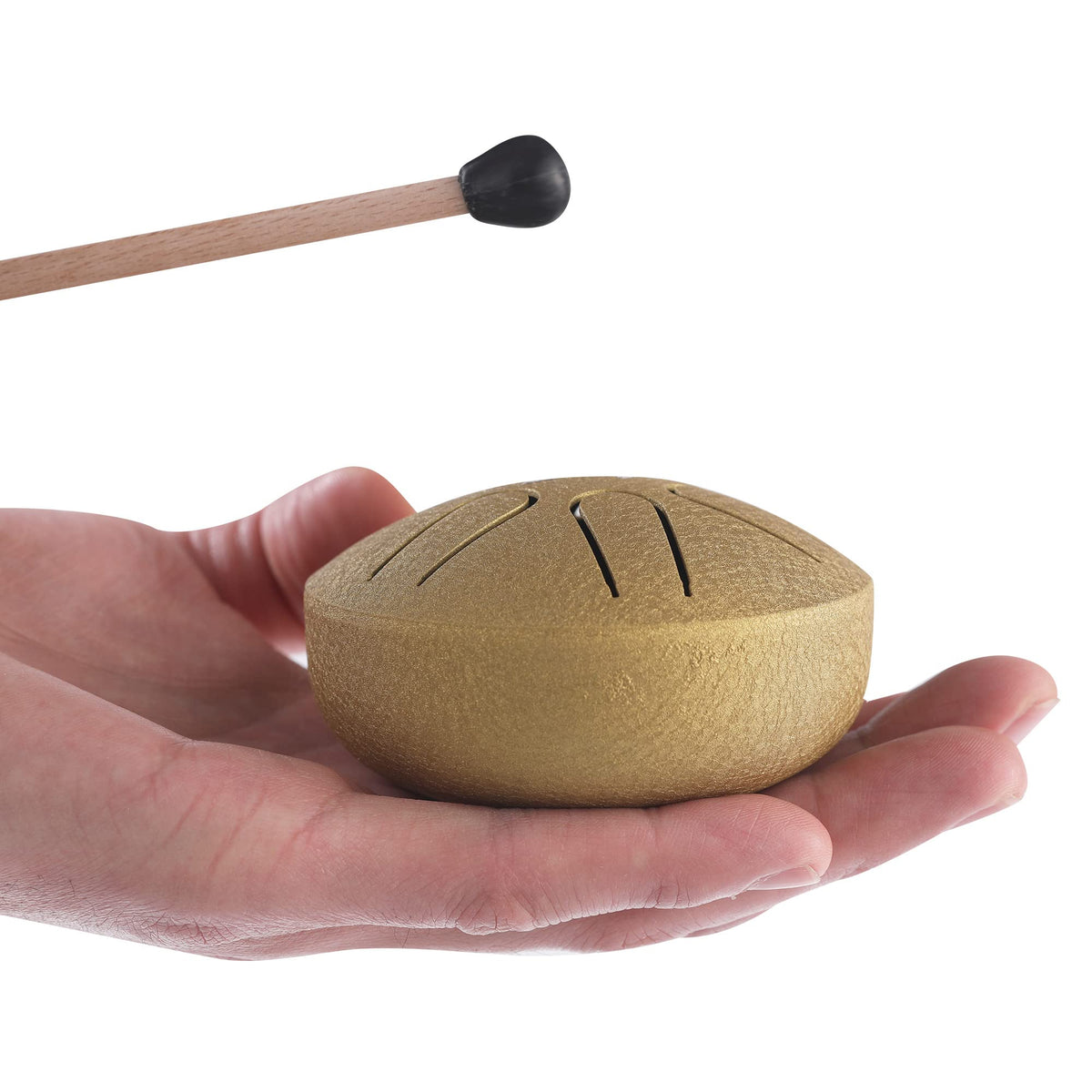 Lesage Steel Tongue Drum 3 Inch 6 Notes Mini Handpan Drum Percussion Instrument Meditation Healing Concert Yoga Zen Drum Chakra 