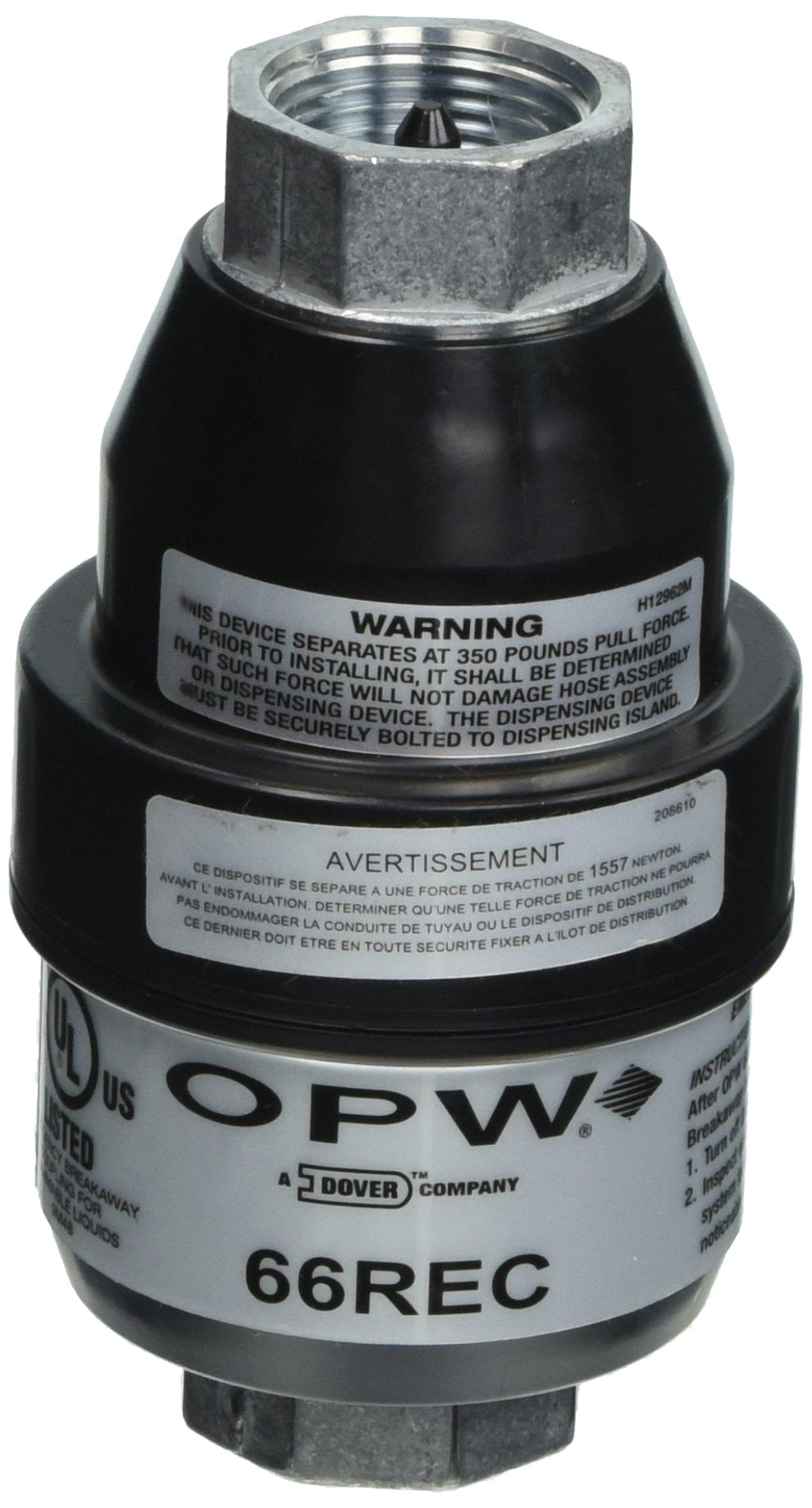 Opw 66Rec 1000 Breakaway Reconnectable, 3/4''