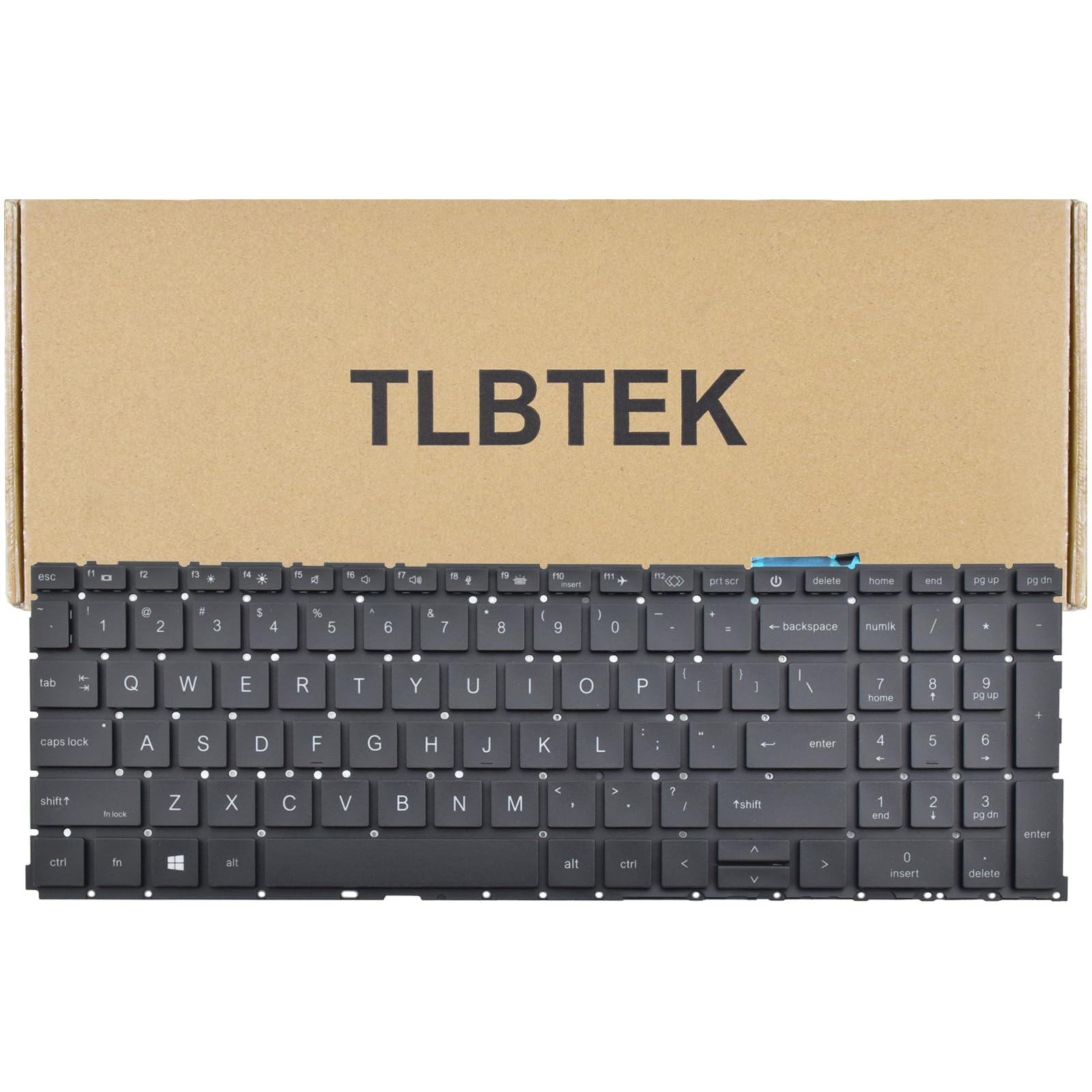 Tlbtek Backlight Keyboard Replacement Compatible With Hp Probook 450 G8 455 G8 650 G8.Zbook Power G7,Zhan 66 Pro 15 G4 Laptop (W