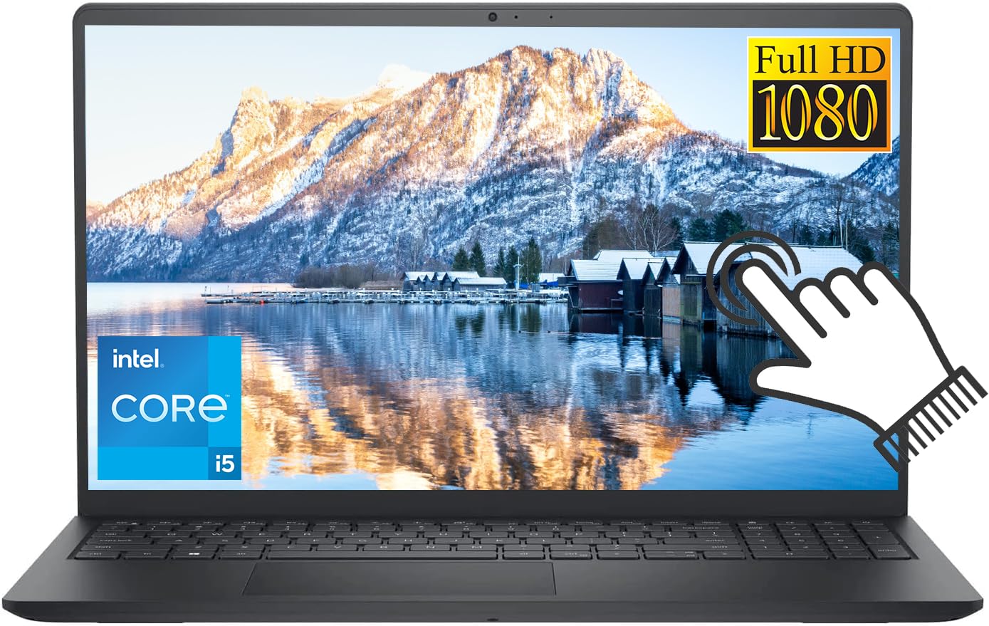 Dell Inspiron 15 3520 15.6 FHD Touchscreen Laptop Computer, 16GB RAM, 1TB PCIe SSD, 4-Core Intel Core i5-1135G7, Numeric Keyboar