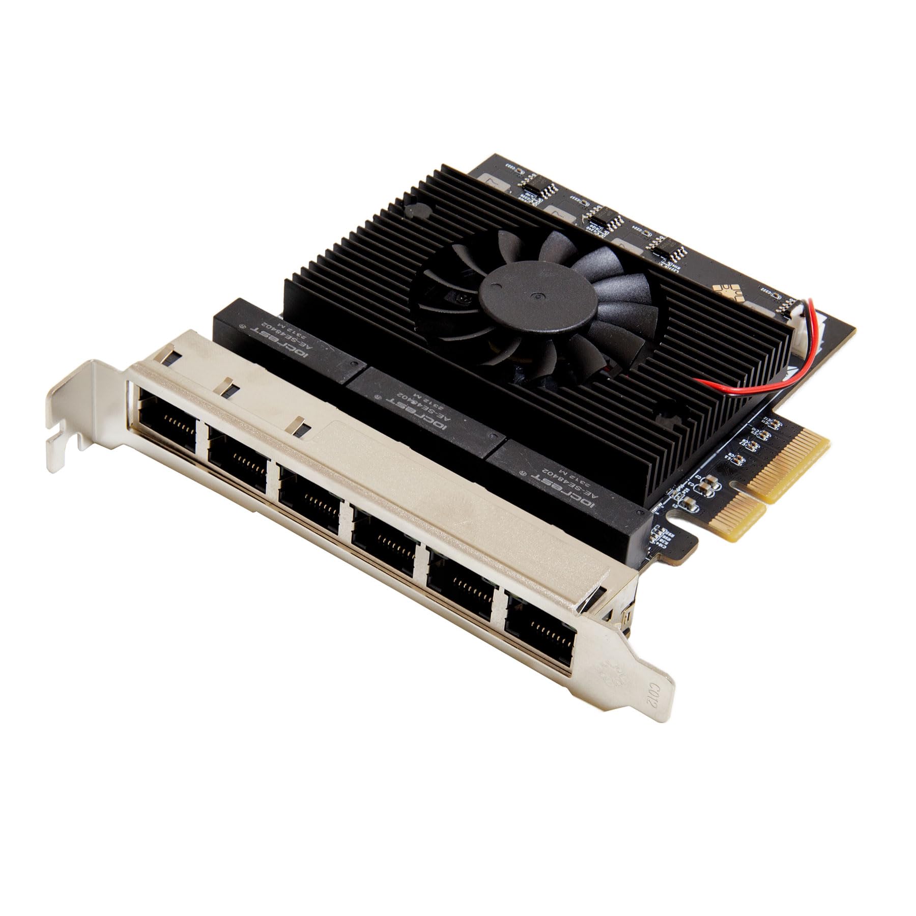 6 Port 2.5 Gigabit PCIe x4 Ethernet Network Card