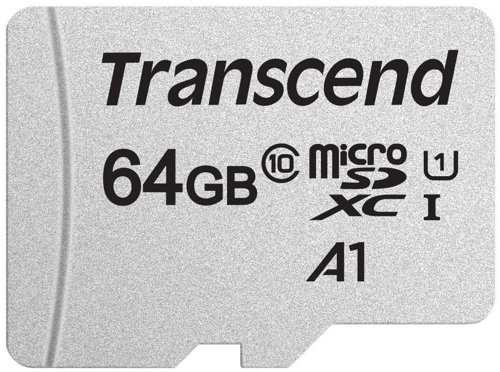 Transcend Ts64Gusd300S 64Gb Microsdxc Class 10 Uhs 1 U1 A1 Memory Card