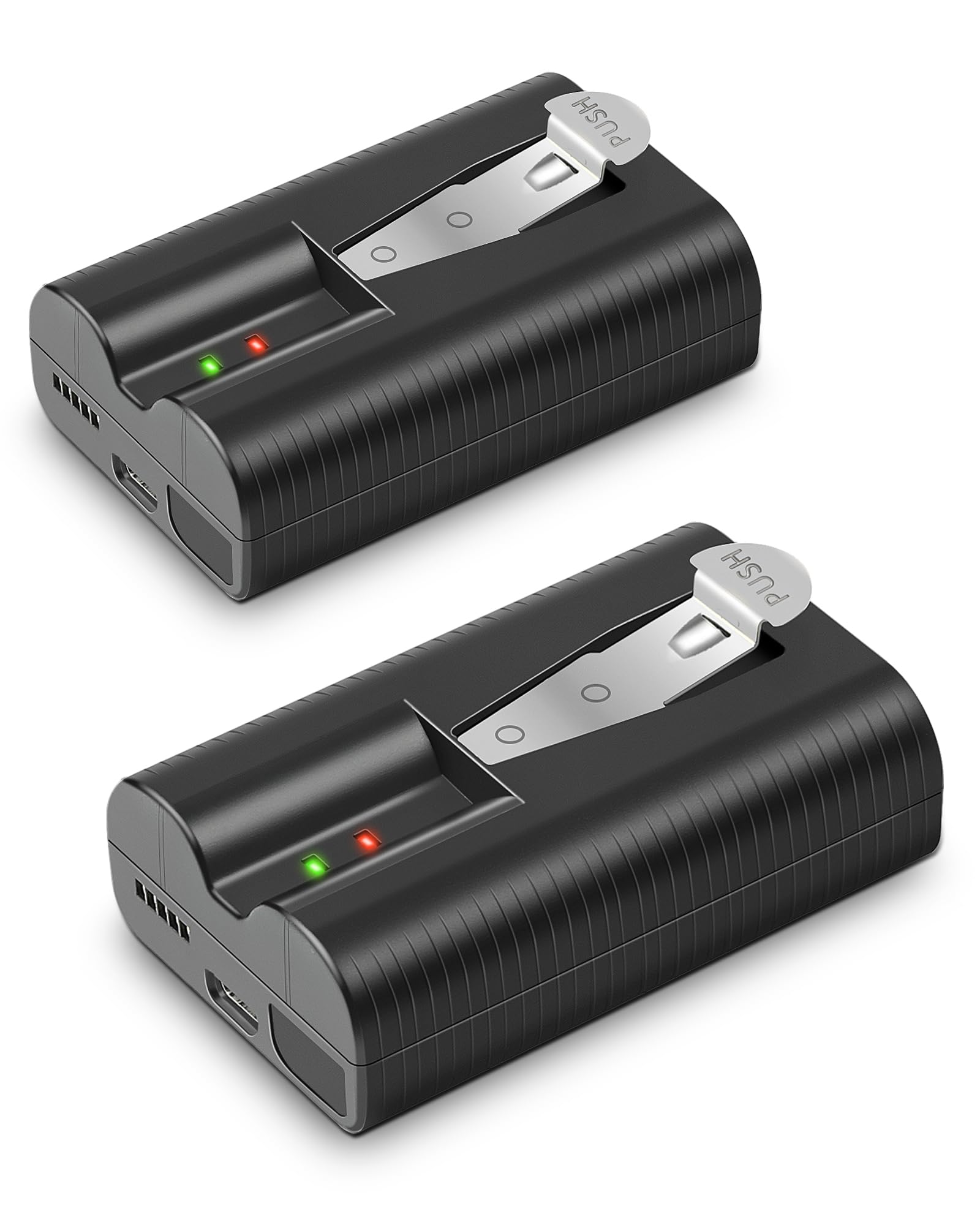 Mrupoo 2 Pack Rechargeable Battery Replacement For Ring Battery For Doorbell & Camera   3.65V 6040Mah, Compatible With Ring Door