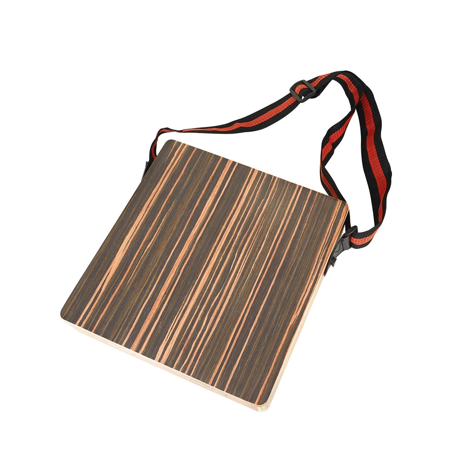 THE STYLE SUTRA Portable Cajon Drum Percussion Musical Instrument Wood with Adjustable Strap without bag