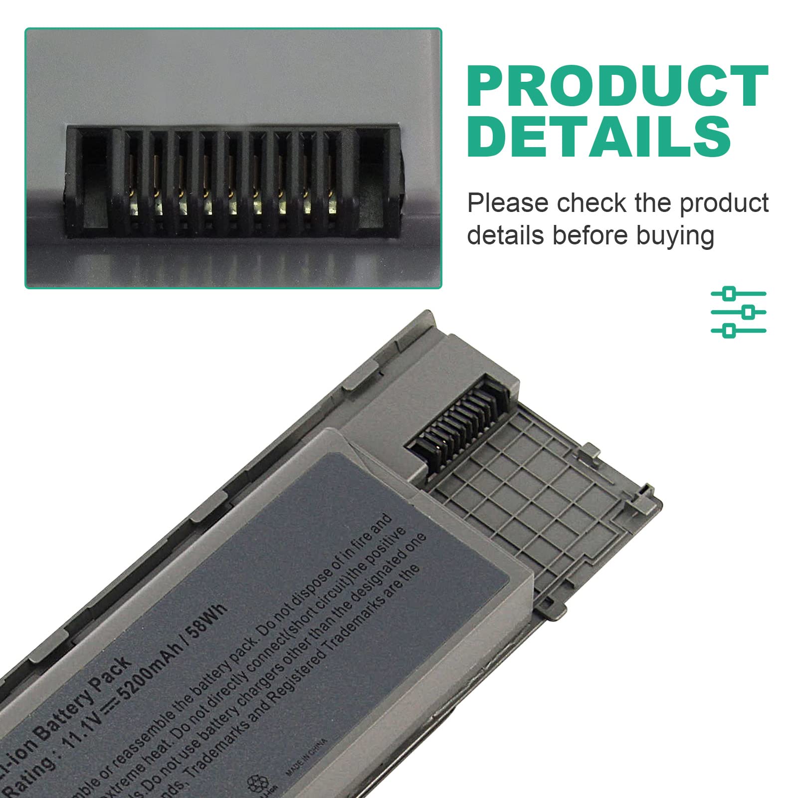 Fancy Buying Laptop Battery For Dell Latitude D620 D630 D630C D630N D631 D640 Pc764, Jd634, 312 0383, 451 10298 P/N'S: Pp18L Rd3