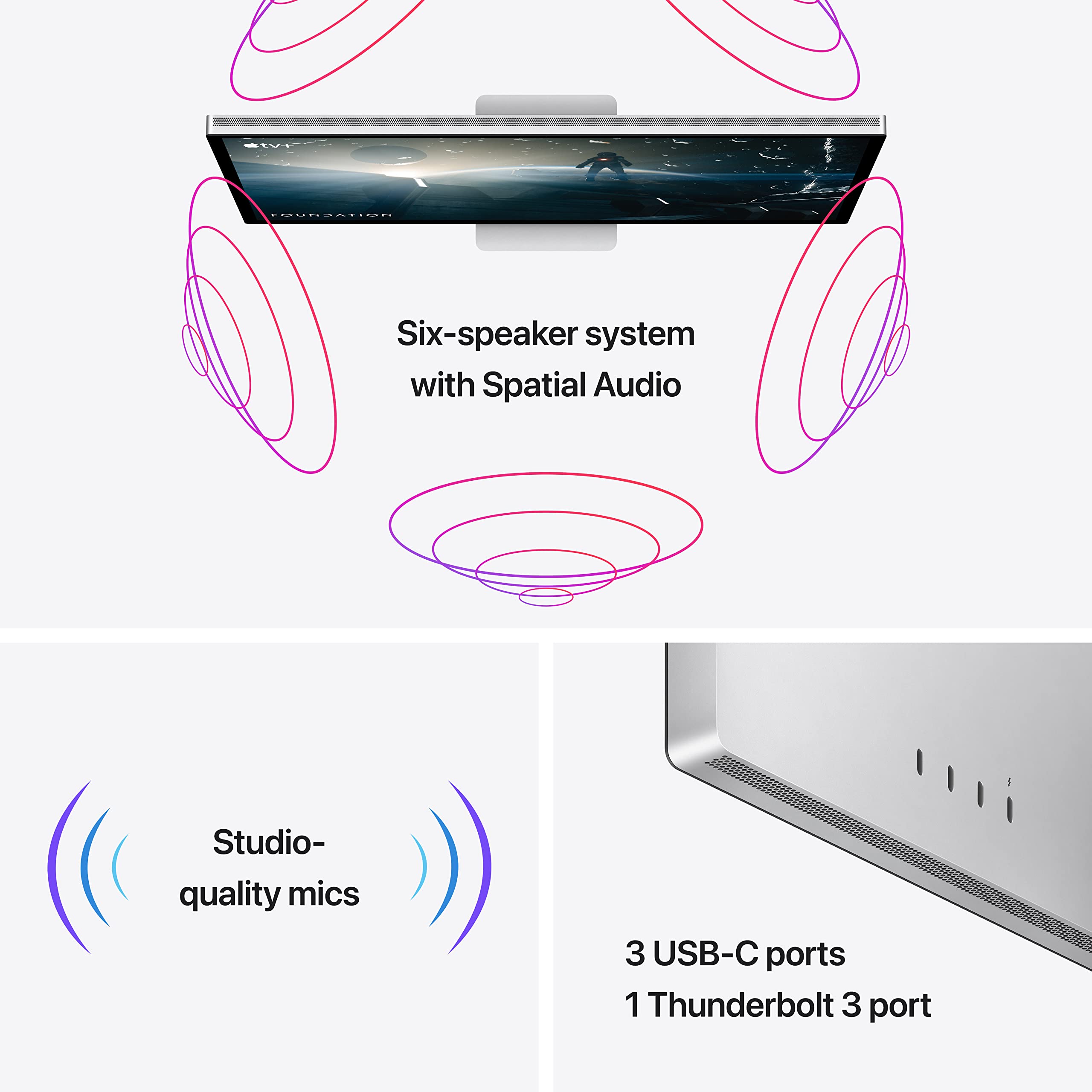Apple Studio Display   Nano Texture Glass   Tilt  And Height Adjustable Stand