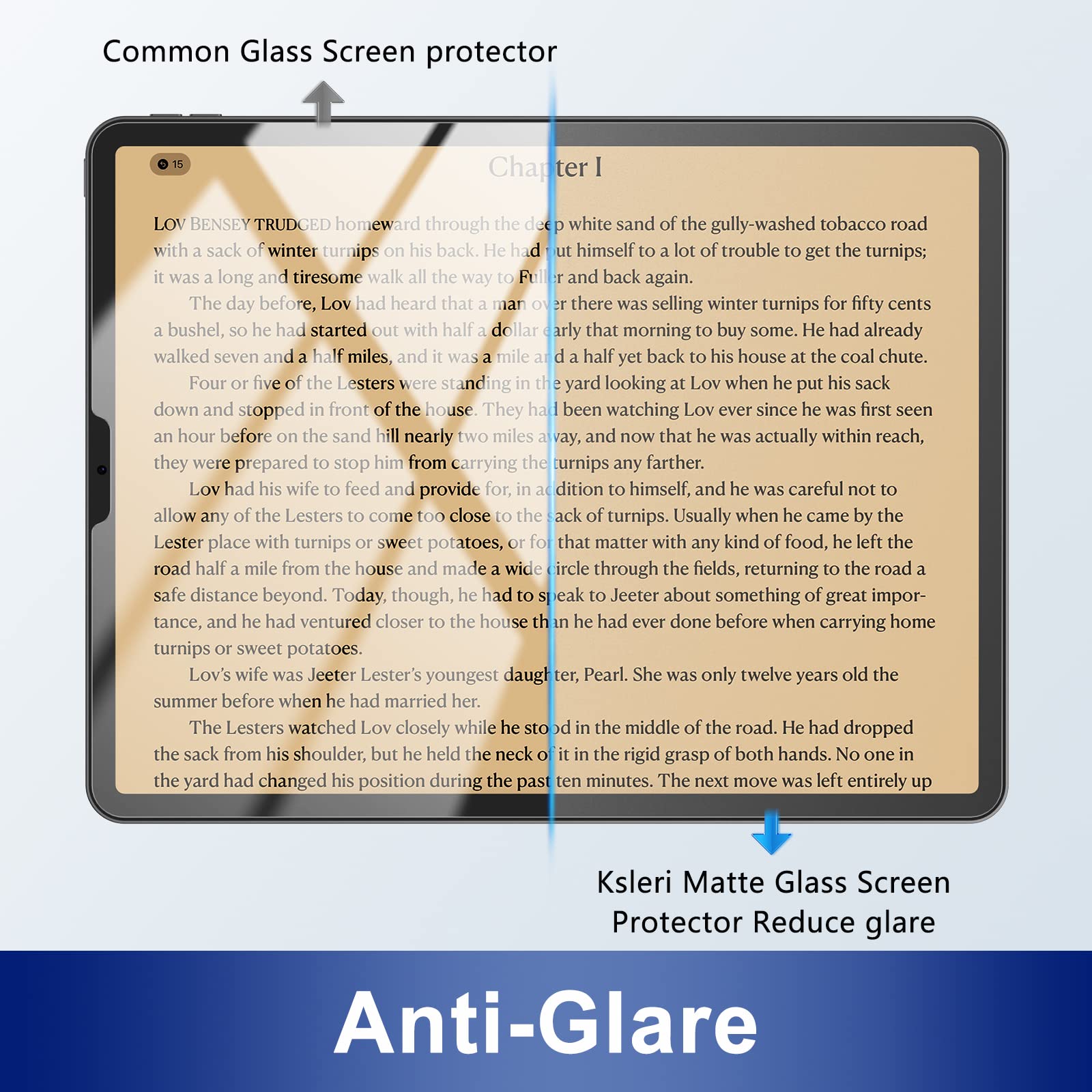 Ksleri [2 Pack Matte Glass Screen Protector For Ipad Air 5/Ipad Air 4Th Generation 10.9 Inch Bubble Free Anti Glare Anti Fingerp