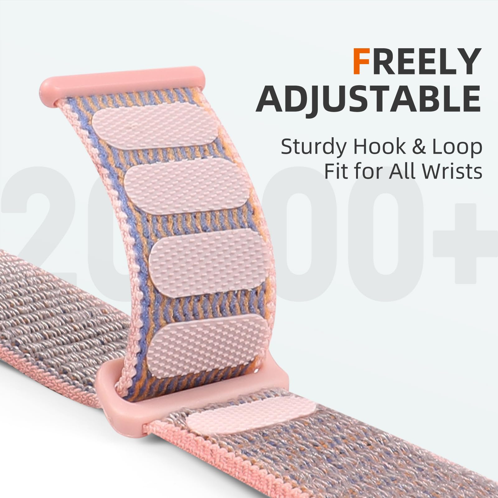 Daqin Nylon Sport Loop Band Compatible With Apple Watch Band 40Mm 38Mm 41Mm 42Mm, Soft Breathable Braided Wristbands For Iwatch