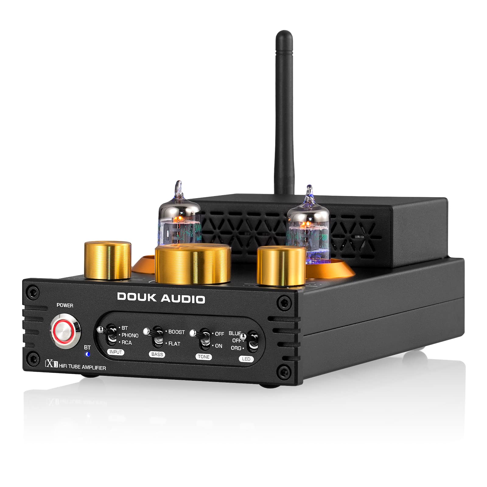 Hifi Stereo Bluetooth 5.0 Vacuum Tube Amplifier Mm Phono Amp For Turntables 320W