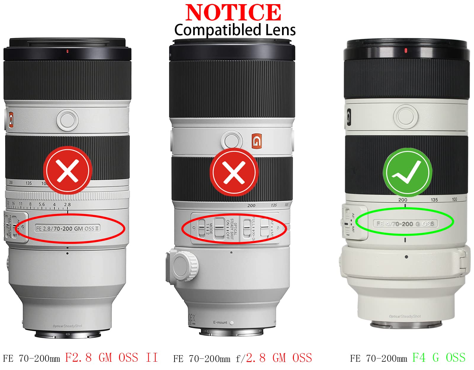 72Mm Lens Cap Cover For Sony Fe Pz 16 35Mm F4(Not For 2.8) G,Fe 16 35Mm F4(Not For 2.8) Za Oss,Fe 70 200Mm F4(Not For F2.8) G Os