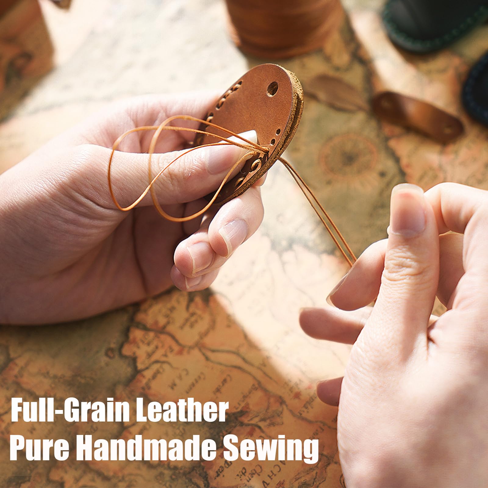 Airtag Holder Keychain Genuine Leather Airtag Keychain Holder 4 Pack,Handmade Air Tag Keychain Case Scratch Resistant Airtag Lea