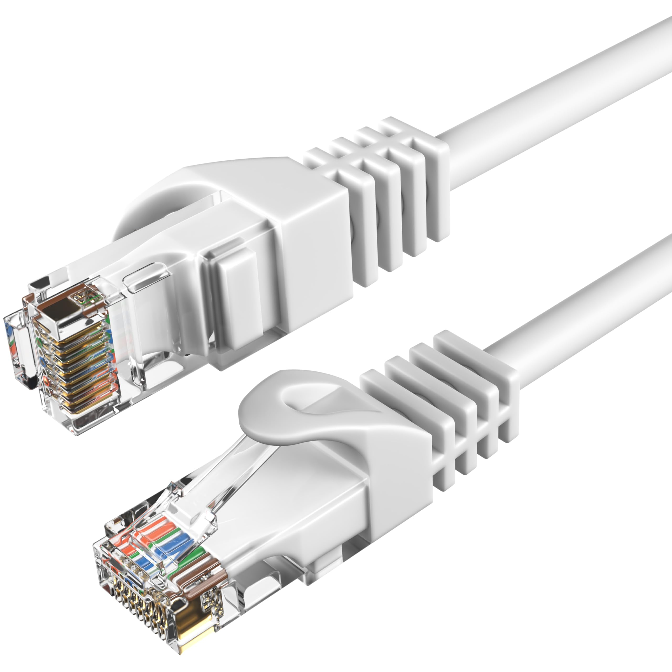 Cables Direct Online Cat6 50Ft Network Ethernet Patch Cable, 550Mhz Internet Wire, Compatible With Pc, Laptop, Modem, Router, Tv