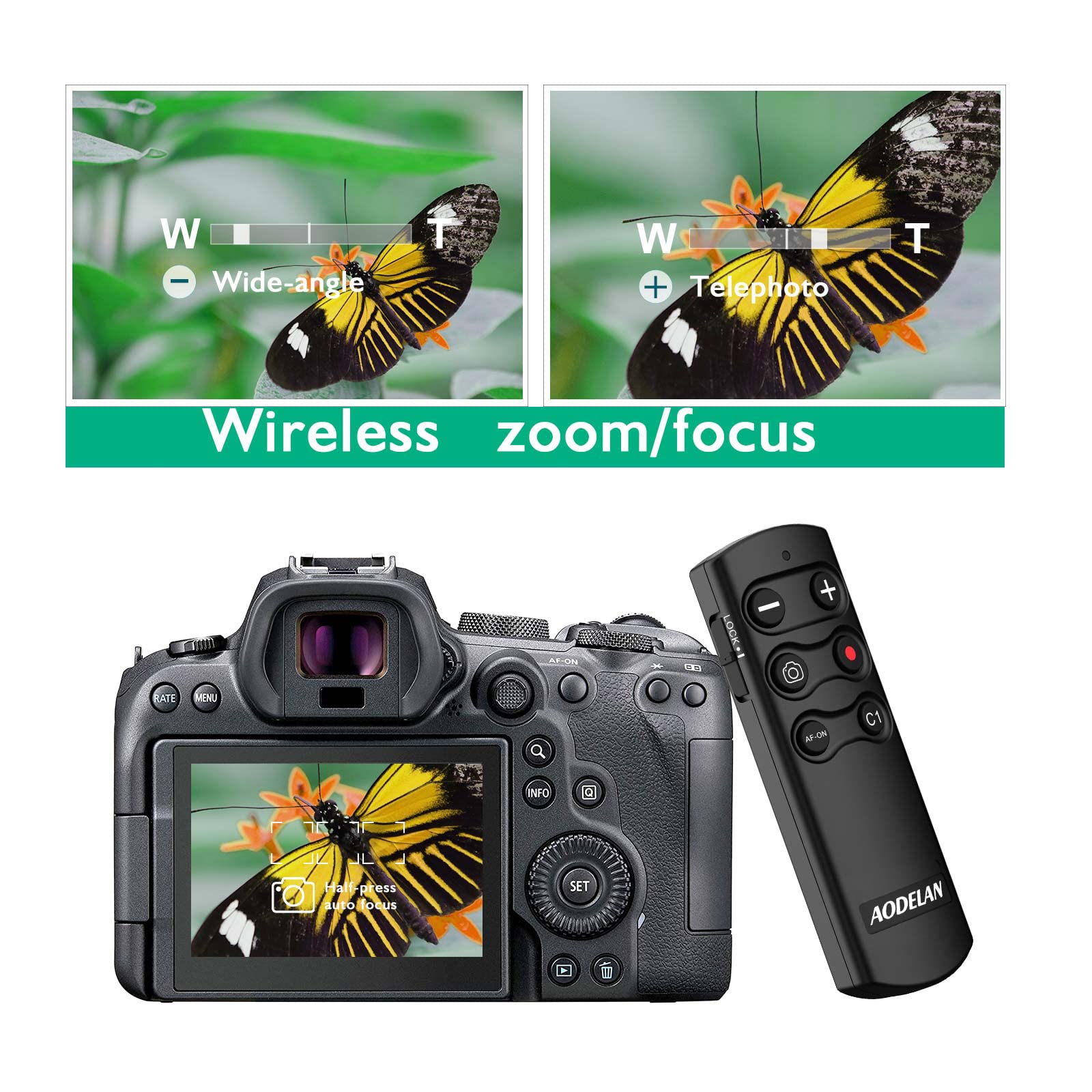 Wireless Shutter Release Camera Remote Control For Sony A7 Iii, A7R Iii, A6100, A6400, A6600, Rx100 Vii, Rx0 Ii, A7R Iv, A9, A9