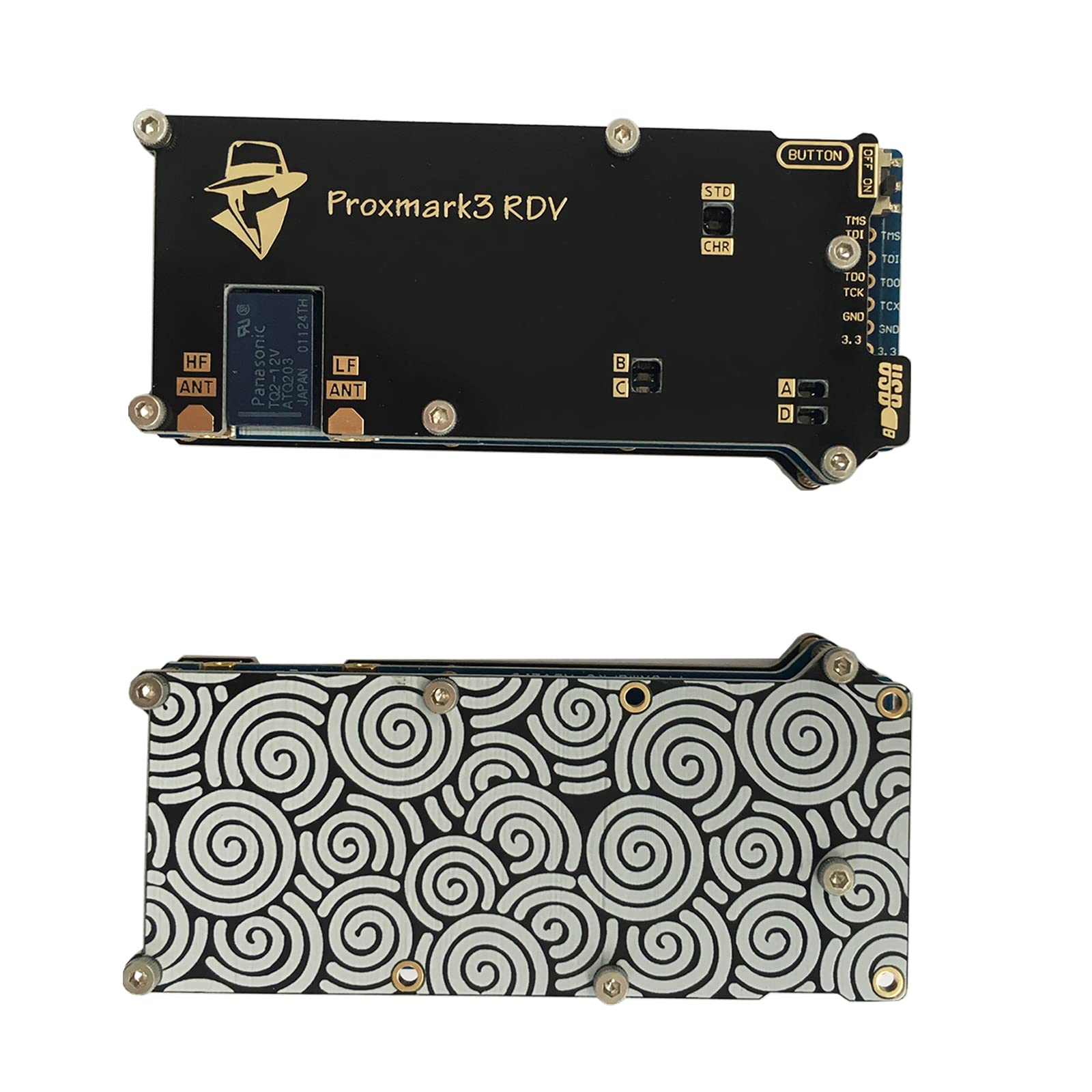 Upgraded 512K Proxmark3 Rdv2 Memory Pm3 Dev Proxmark 3 Kit Nfc Rfid Cloner Reader Ic Id M1 Card Reader Writer Copier Duplicator