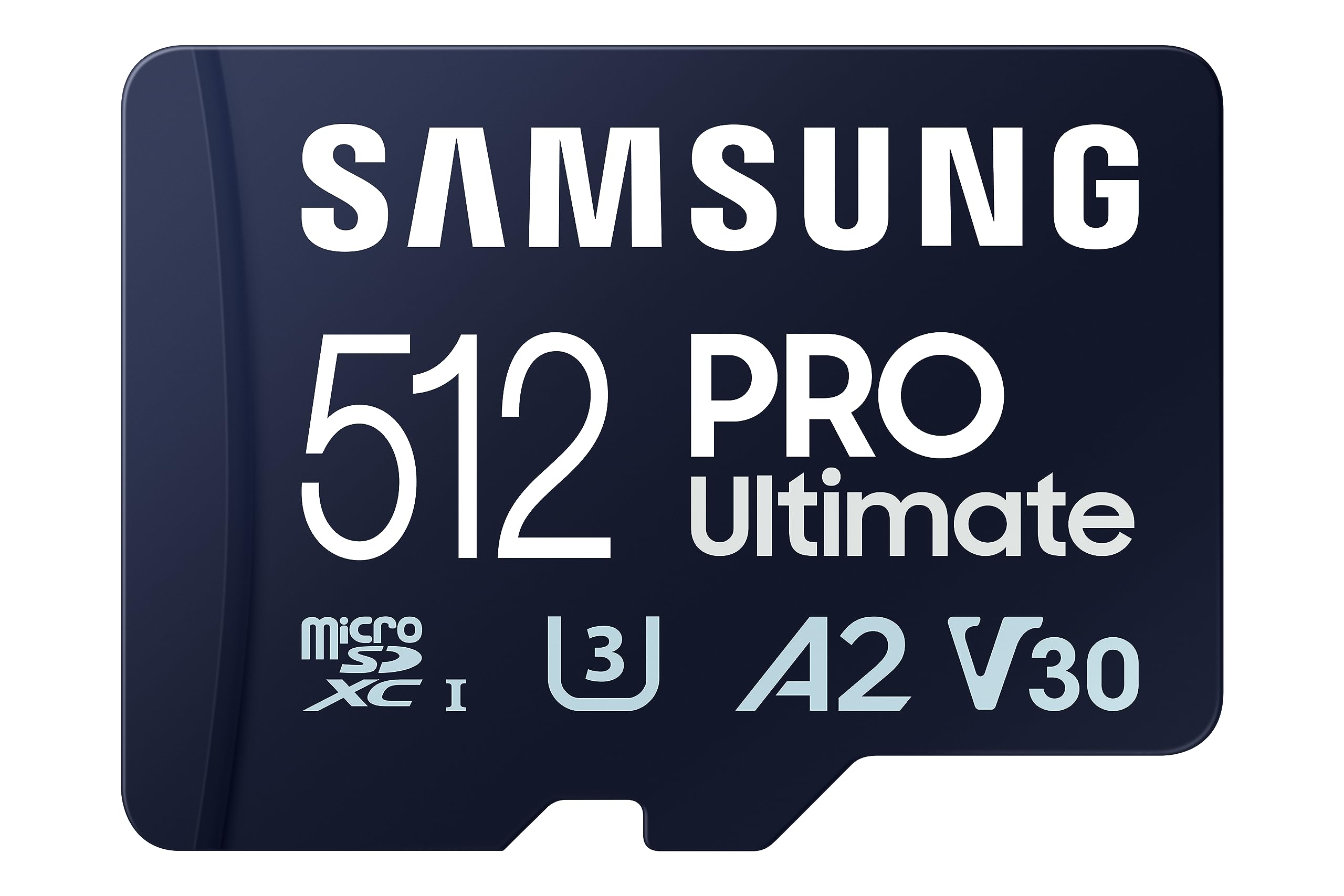 SAMSUNG PRO Ultimate microSD Memory Card + Adapter, 512GB microSDXC, Up to 200 MB/s, 4K UHD, UHSI, Class 10, U3,V30, A2 for GoP