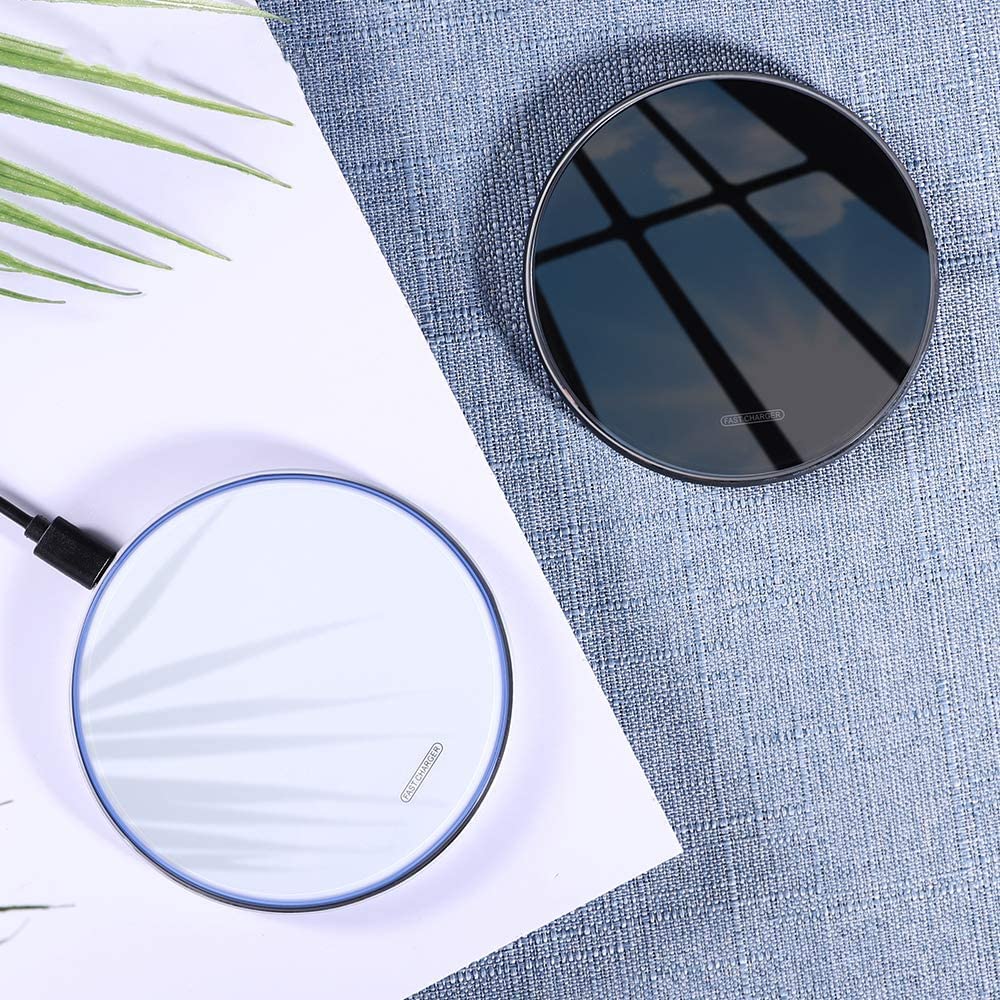 Fast Wireless Charger,20W Max Wireless Charging Pad Compatible With Iphone 16/16 Pro/16 Pro Max/16 Plus/15/14/13/12/11/X,Airpods