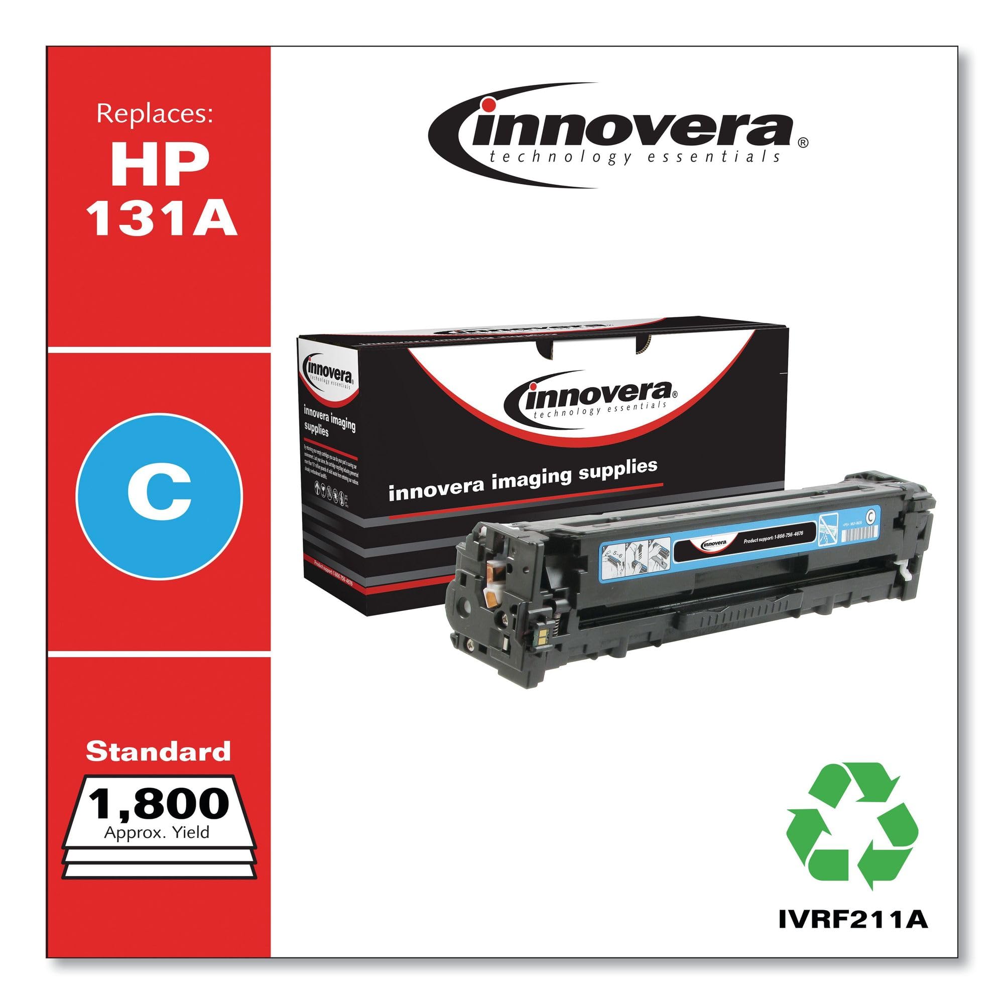 Innovera Remanufactured Cyan Toner, Replacement For 131A (Cf211A), 1,800 Page Yield