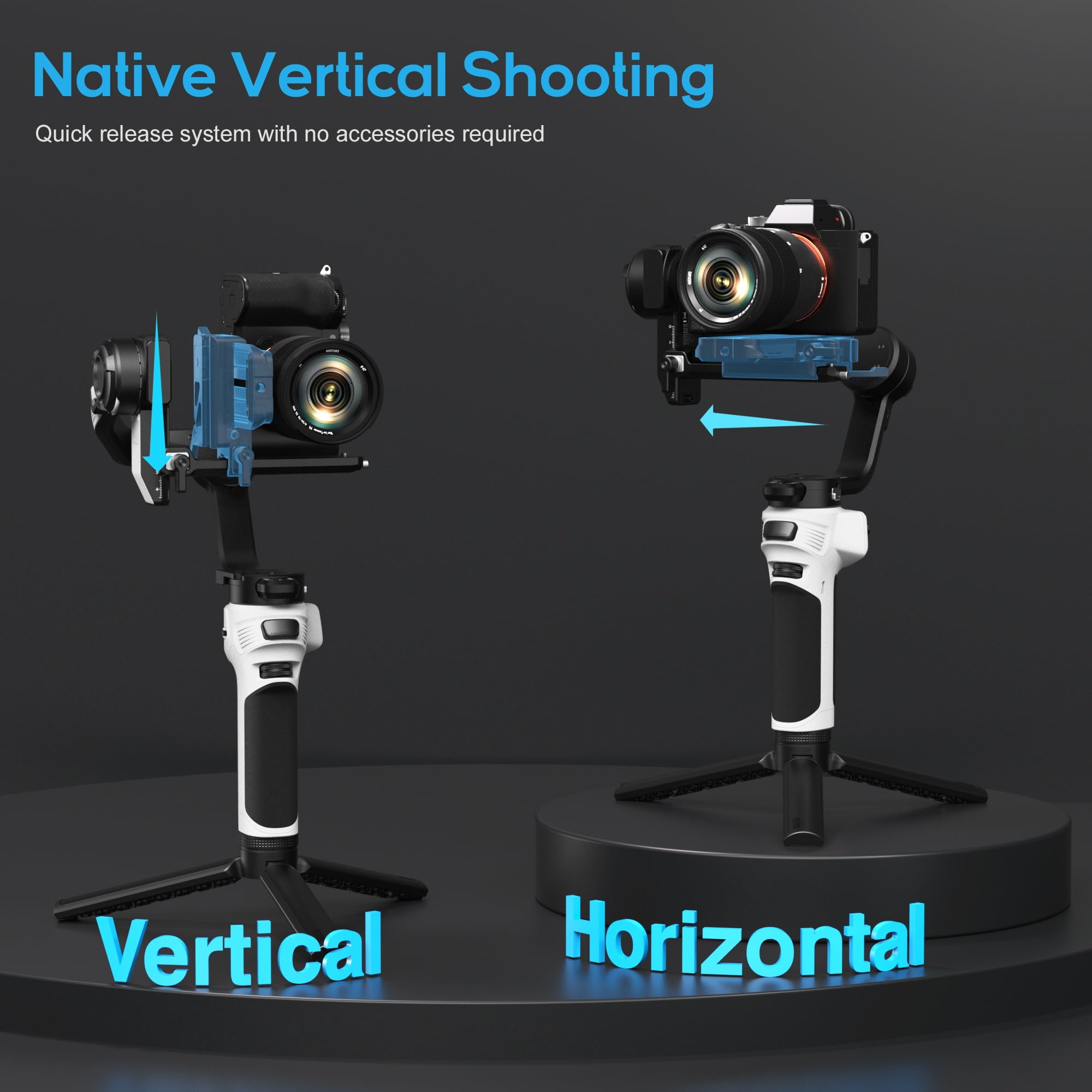 Zhiyun Cinepeer Weebill 3E[Official], 3-Axis Lightweight Gimbal Stabilizer For Dslr & Mirrorless Camera Canon/Sony/Panasonic/Nik