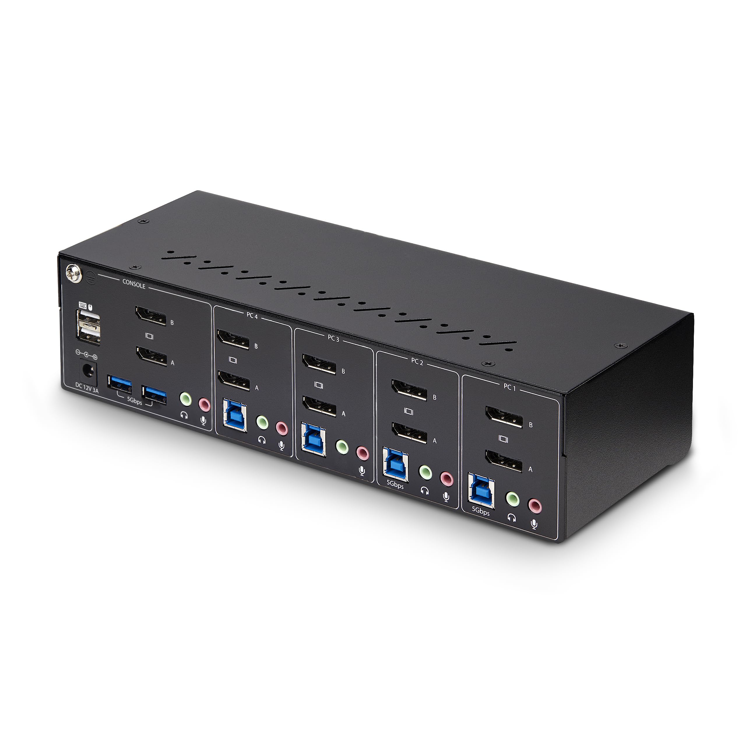 4 Port Dual Mntr Kvm Switch