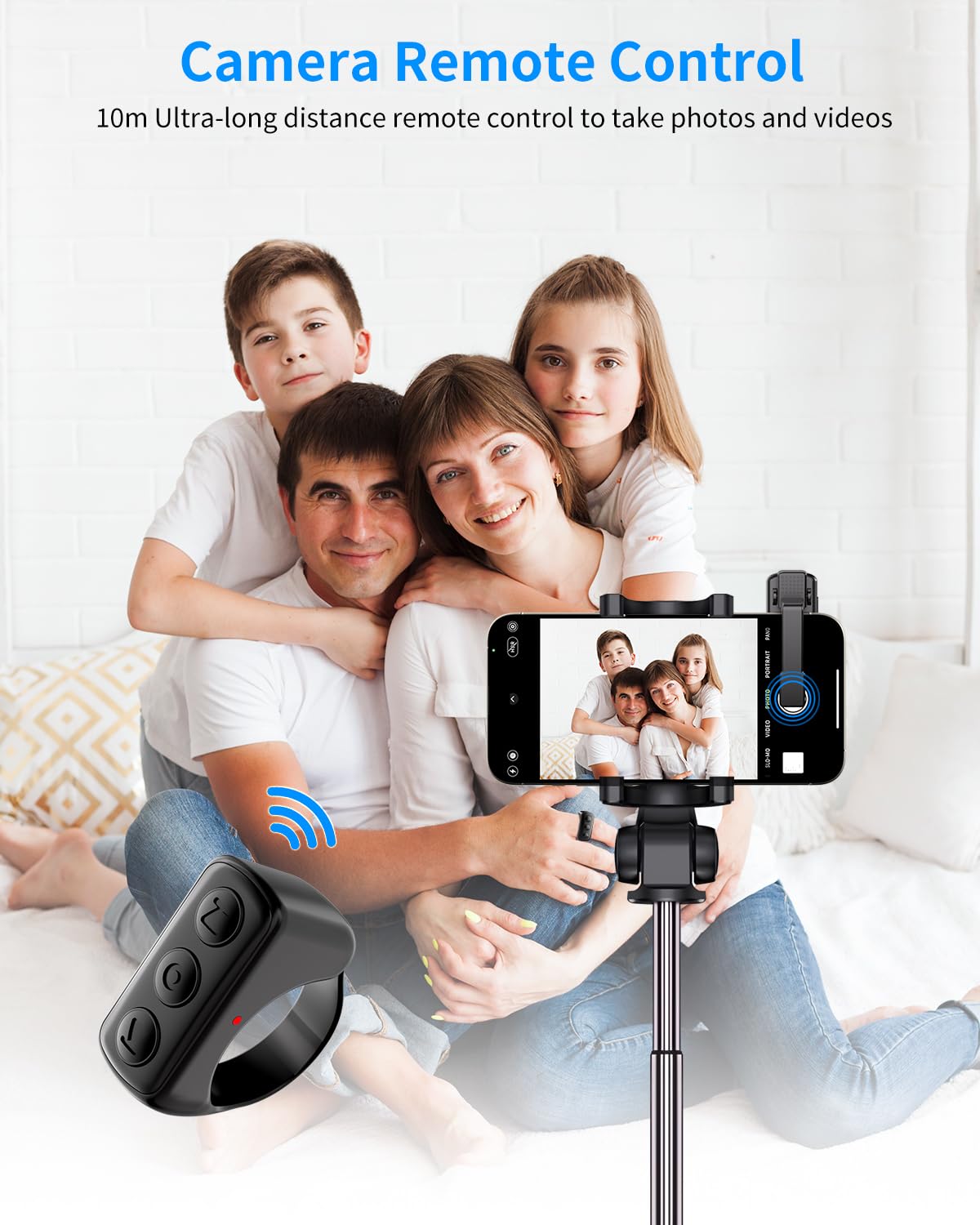 Biftu Rf Remote Page Turner For Kindle Paperwhite Oasis Kobo Ereaders, Taking Photos Camera Video Recording Remote Triggers, Pag