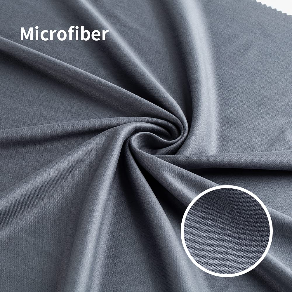4 Pack 16''X16'' Extra Large Microfiber Cleaning Cloths, K&F Concept Oversized Microfiber Cloths For Tv Screen, Electronics, Laptops, Telescope, Computers, Eyeglasses, Gray