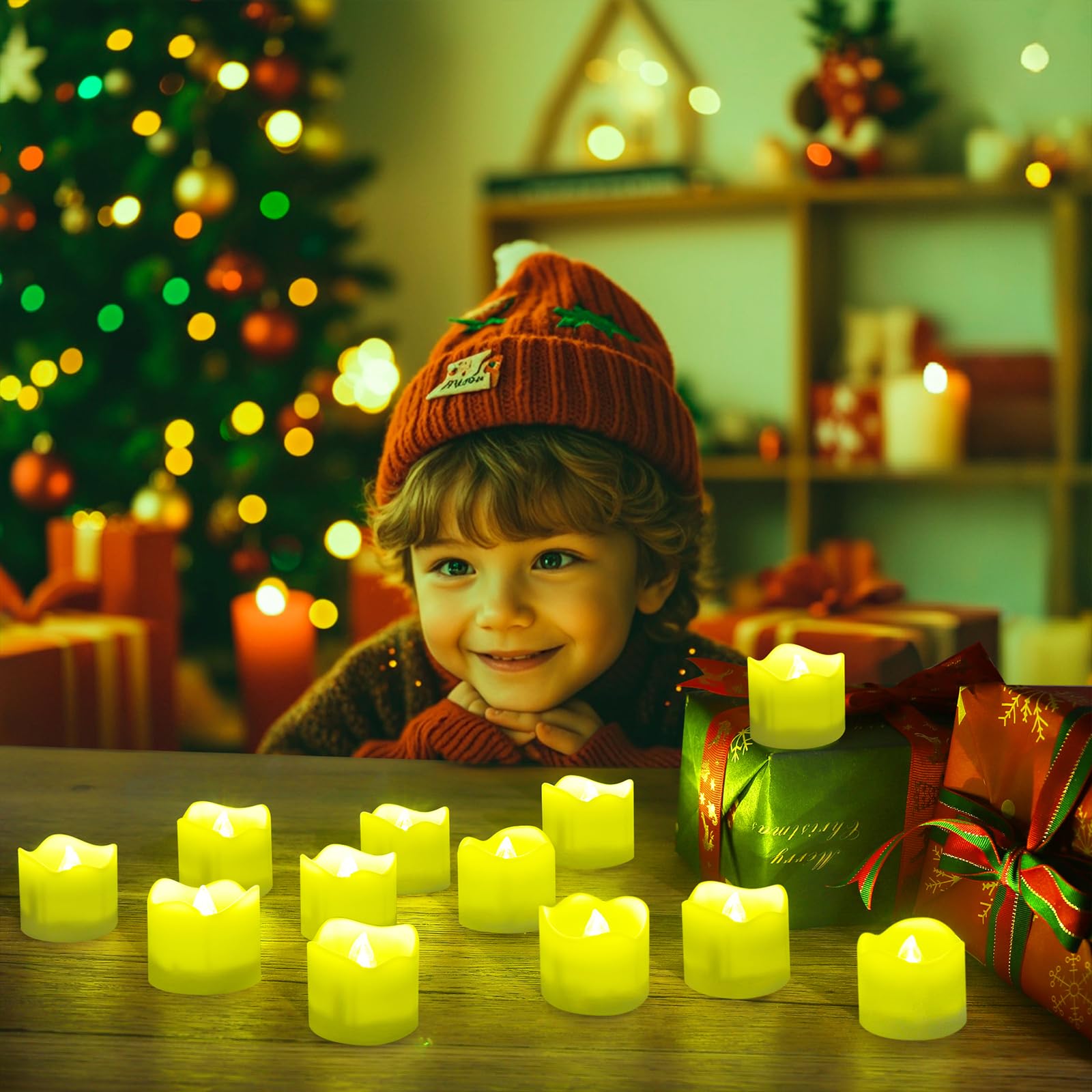 Topstone Remote Control Tealights With Timer,Cr2450 Battery Powered Flameless Candles, Electric Votive Candles,Decoration For Pa