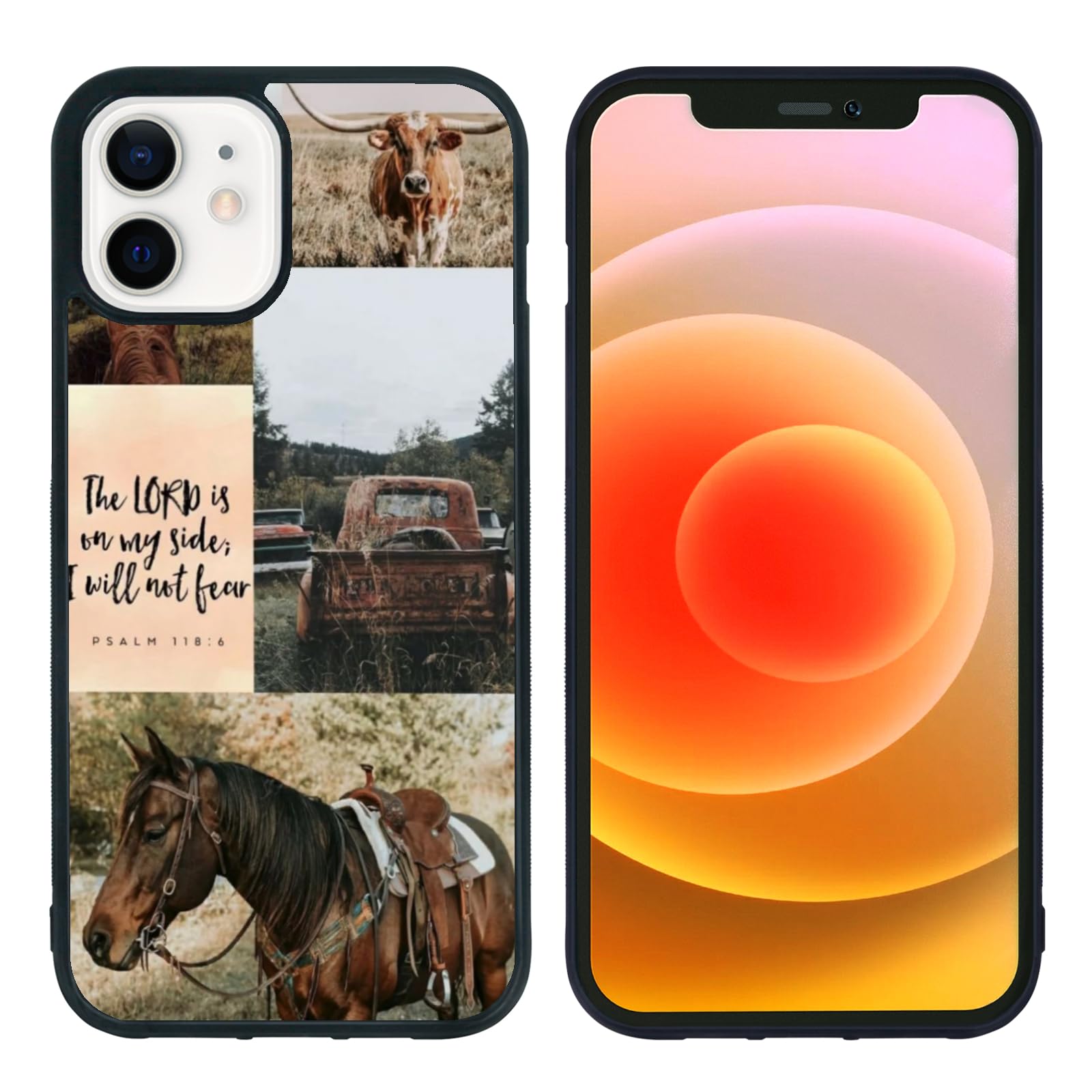 Traday Western Phone Case Compatible With Iphone 12/12 Pro Horse Phone Case