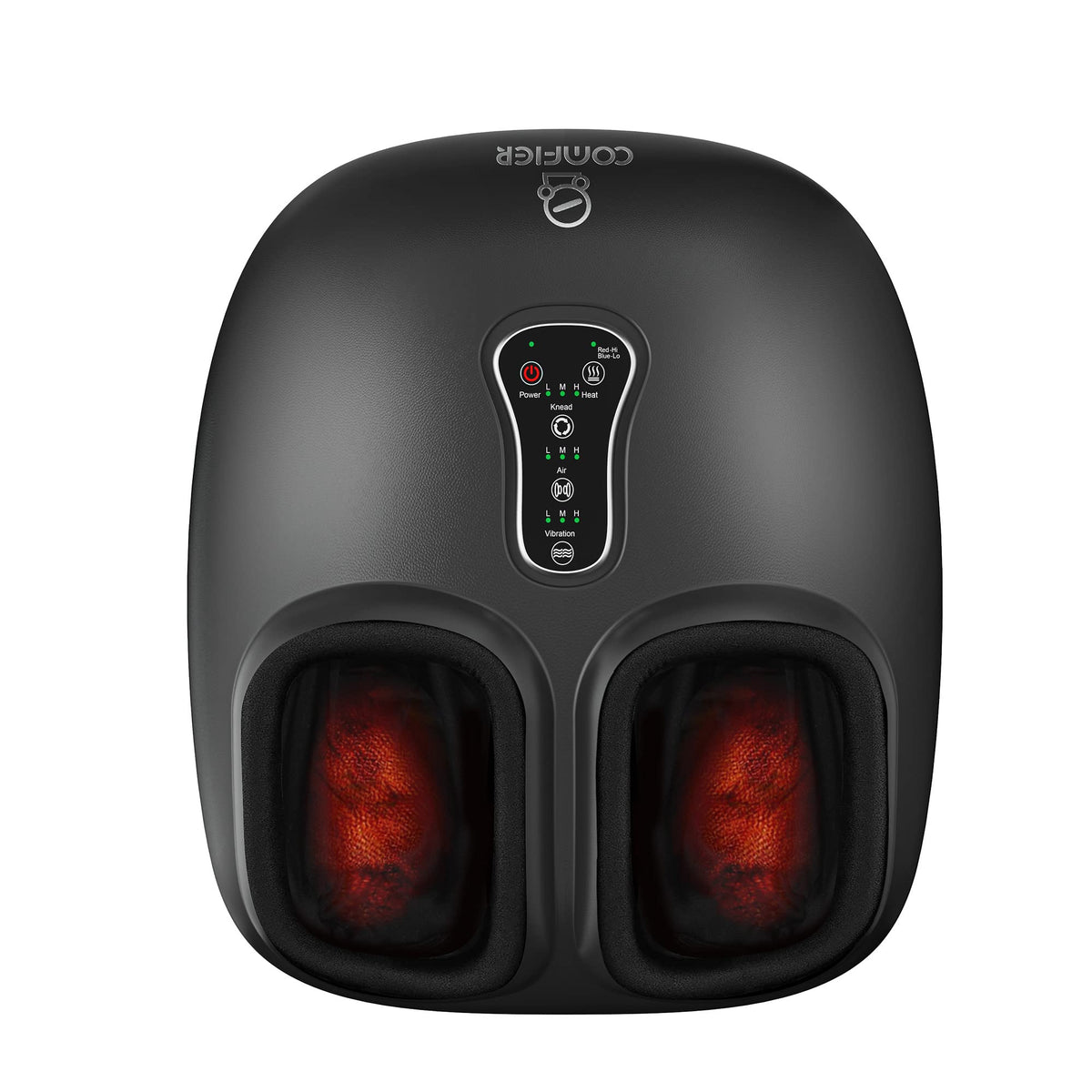 Comfier Shiatsu Foot Massager With Heat, Vibration,Rolling Compression Feet Massager Machine For Plantar Fasciitis,Neuropathy Pa
