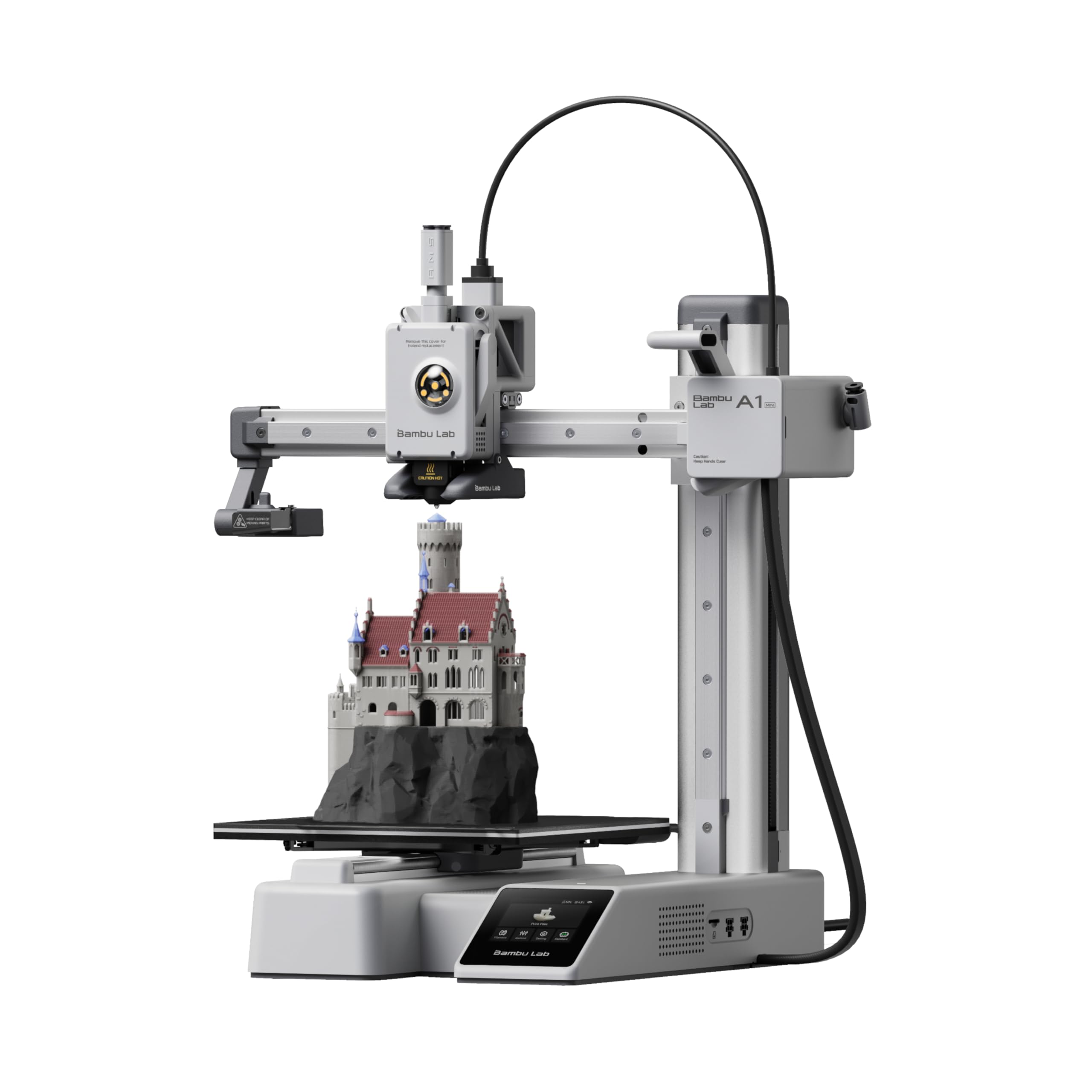 Bambu Lab A1 Mini 3D Printer, Support Multi-Color 3D Printing, Set Up in 20 Mins, High Speed & Precision, Full-Auto Calibration 