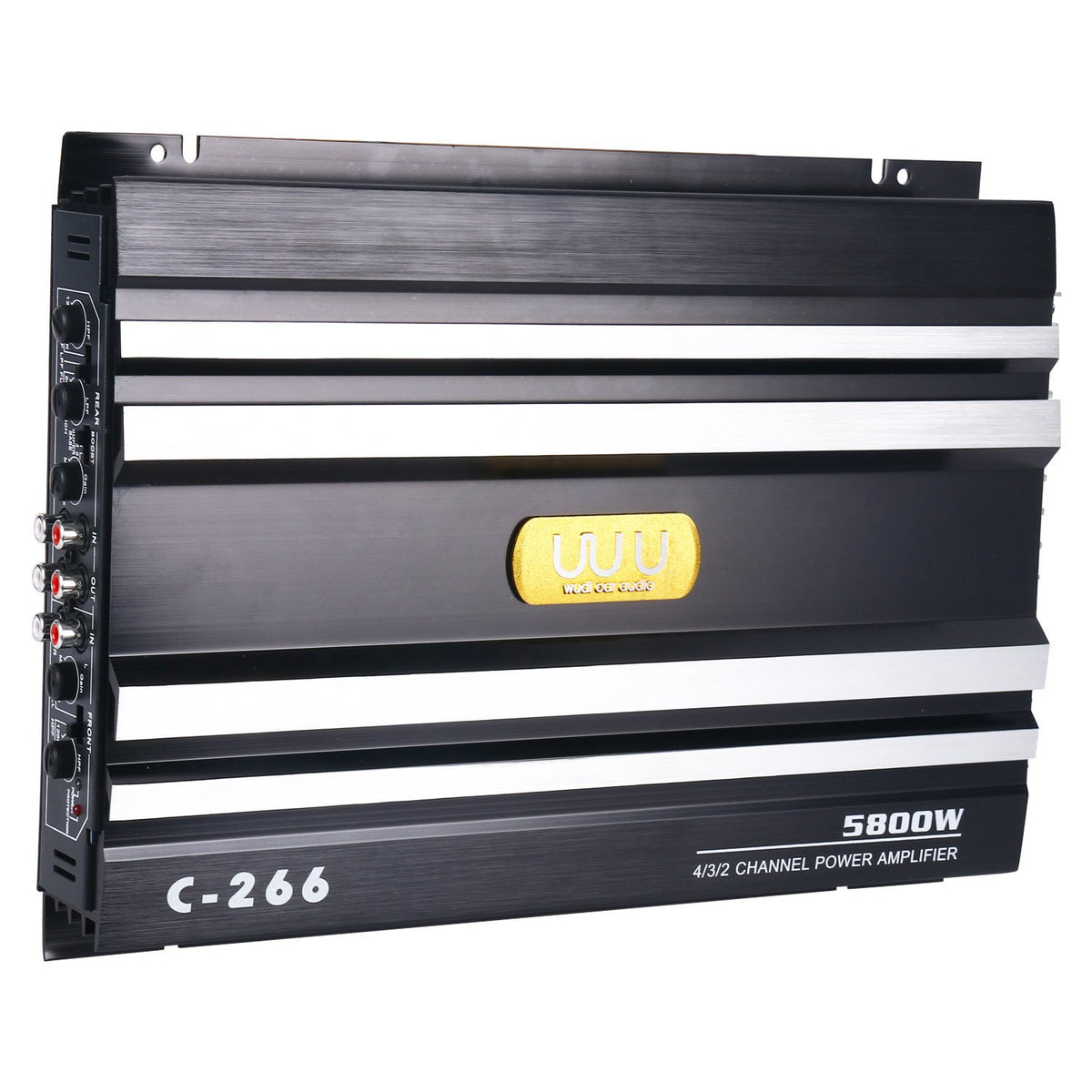 Yaeccc C 266 Car 4 Channel Power Amplifier Stereo Audio Super Bass Sub Woofer Amp 12V