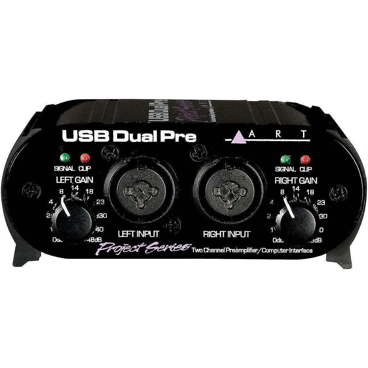 Art Usb Dual Pre Two Channel Preamplifier/Computer Interface (Usbdualpreps),Black