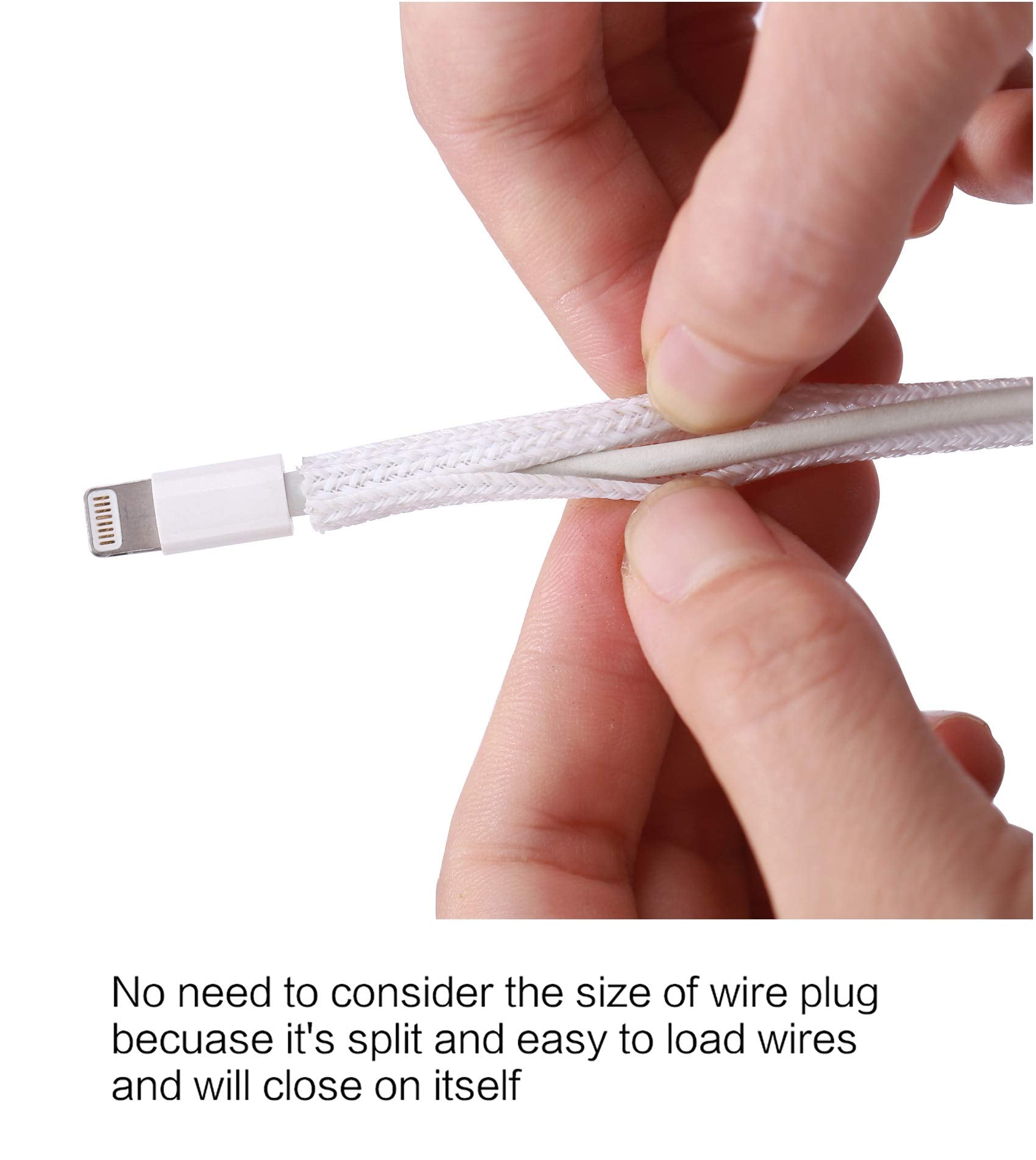 Alex Tech 25Ft - 1/8 Inch Cord Protector Wire Loom Tubing Cable Sleeve Split Sleeving For Usb Cable Power Cord Audio Video Cable