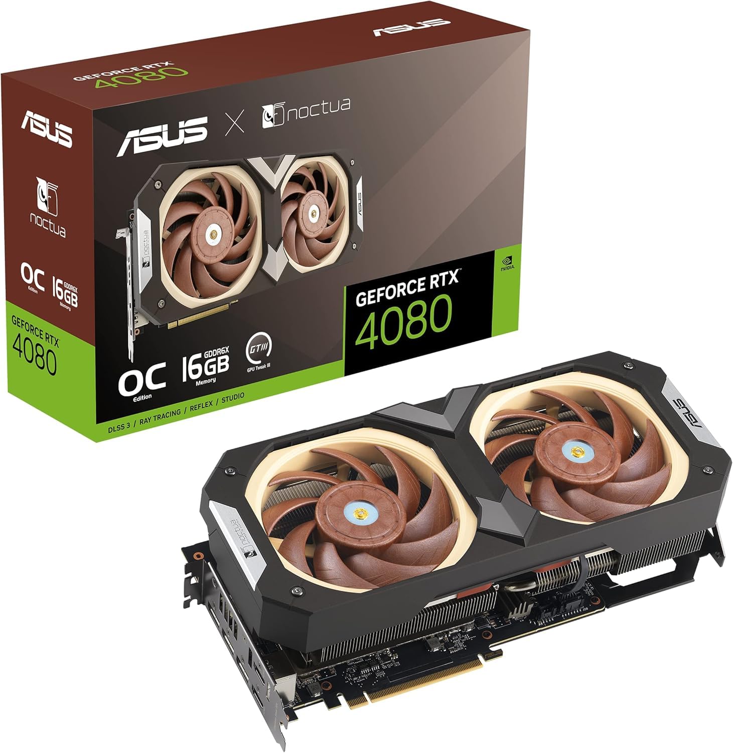 ASUS VCX RTX4080O16GNOCTUA GeForce RTX 4080 16GB GDDR6X Noctua OC 256Bit RTL