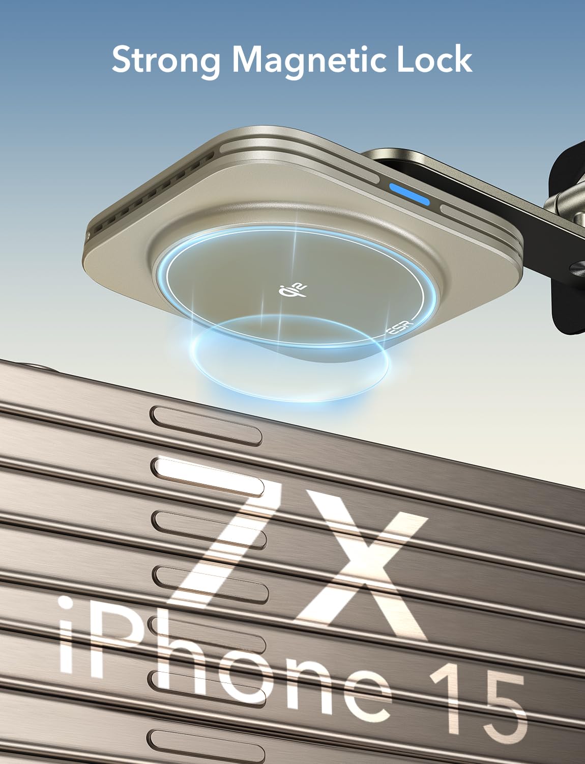 Esr For Qi2 15W Magsafe Car Mount Charger, Qi2-Certified Universal Dashboard/Tesla Magsafe Car Charger, Magnetic Wireless Chargi