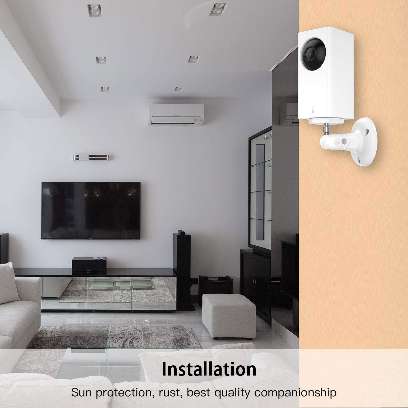 Koroao ?Upgraded Version? Indoor/Outdoor Security Wall Mount For All Arlo Camera, Arlo Ultra, Arlo Essential, Eufycam 2   More Stable And Flexible Arlo Accessories(3 Pack,White)