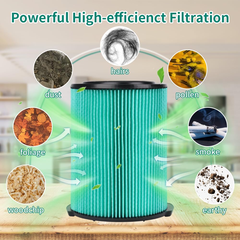 5 Layer Vf6000 Replacement Filter For Ridgid 5 20 Gallon Wet Dry Vacuums Wd5500 Wd0671 Wd6425 Wd7000 Wd1280 Wd1851 Wd1680 Wd1956