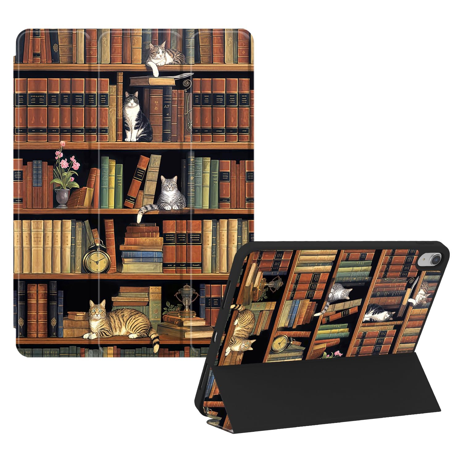 Xkladz Case For Ipad 10Th Generation 2022 With Pencil Holder, Cover For Ipad 10Th Gen 10.9 Inch 2022 Case With Clear Back, Auto