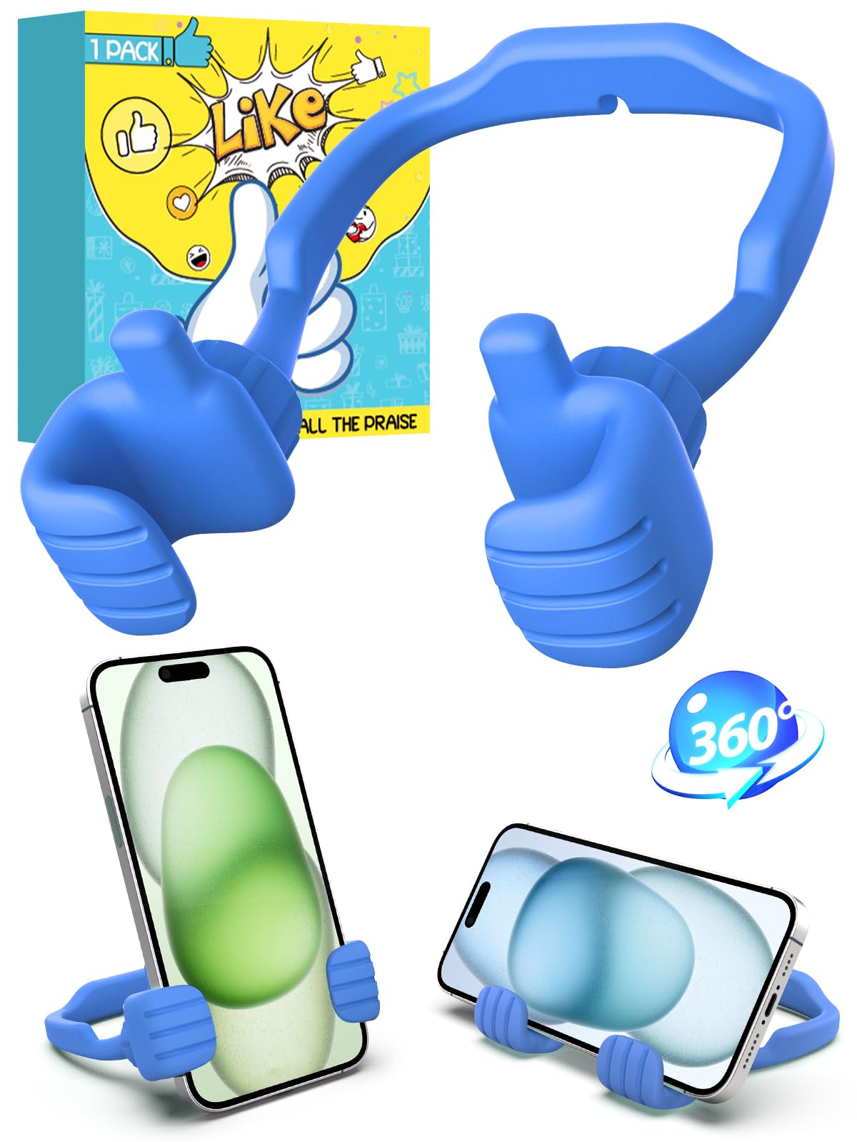 Thumbs Up Lazy Phone Stand Stocking Stuffers For Teens Boys Girls Women Adults Men Gifts For Christmas: Cell Phone Stand Holder