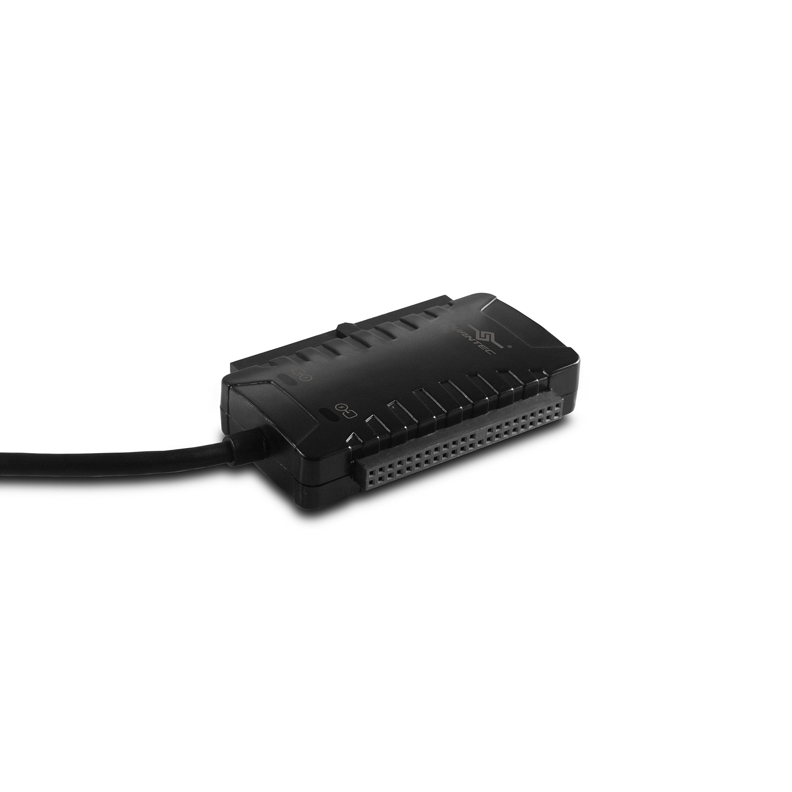Vantec SATA/IDE to USB 3.0 Adapter, Small, Black, Model CB-ISA225-U3, Copper Material