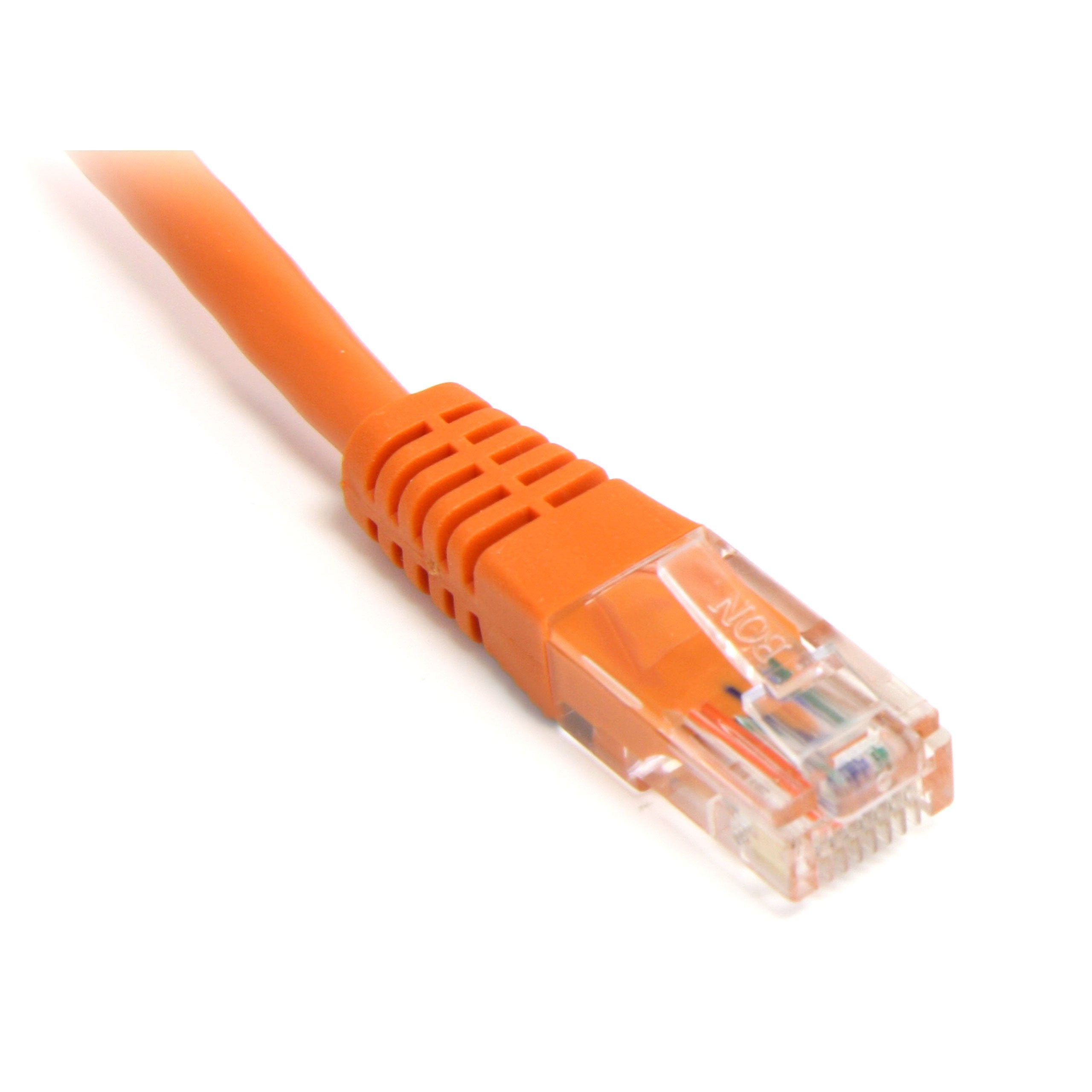 Startech.Com 15 Ft Cat5E Patch Cable With Molded Rj45 Connectors   Orange   Cat5E Ethernet Patch Cable   15Ft Utp Cat 5E Patch C