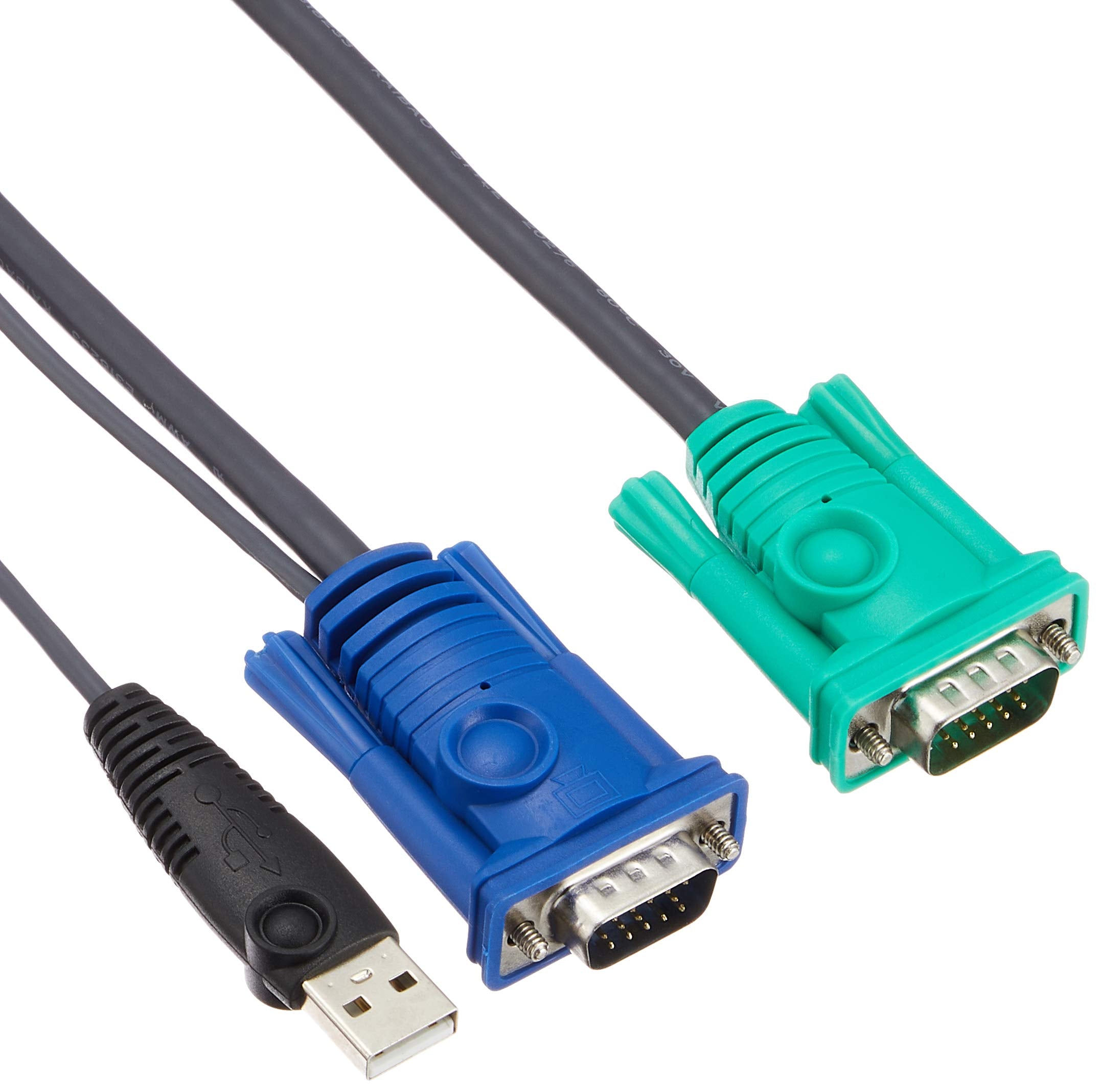 Aten Usb Kvm Cable   Sphd15 To Vga & Usb A 2L5202U, 6 Feet