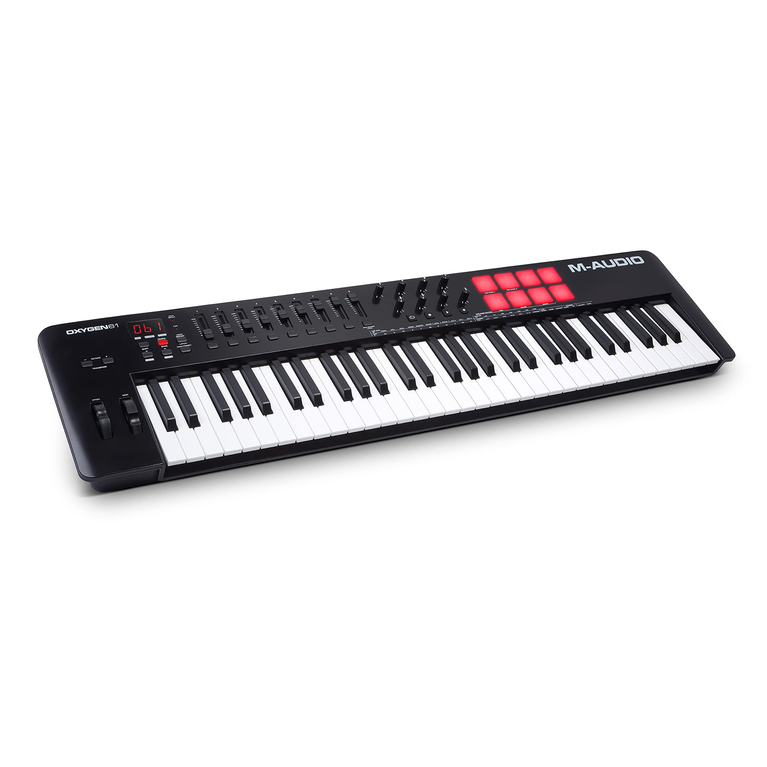 M Audio Oxygen 61 V  61 Key Usb Midi Keyboard Controller With Beat Pads, Smart Chord & Scale Modes, Arpeggiator And Software Sui