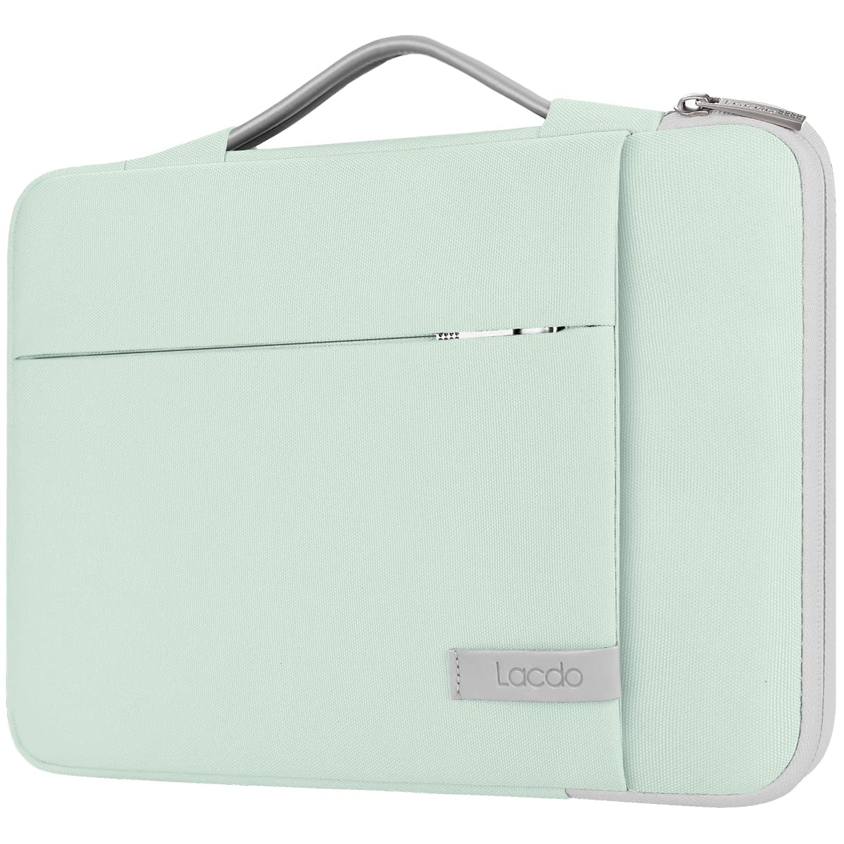 Lacdo 360° Protective Laptop Sleeve Case for 15 inch New MacBook Air M4 A3241 2025, M3 A3114, M2 A2941 2024-2023, 15 inch MacBook Pro A1990 A1707, Dell XPS 15 Plus Computer Bag, Water-Resistant, Green