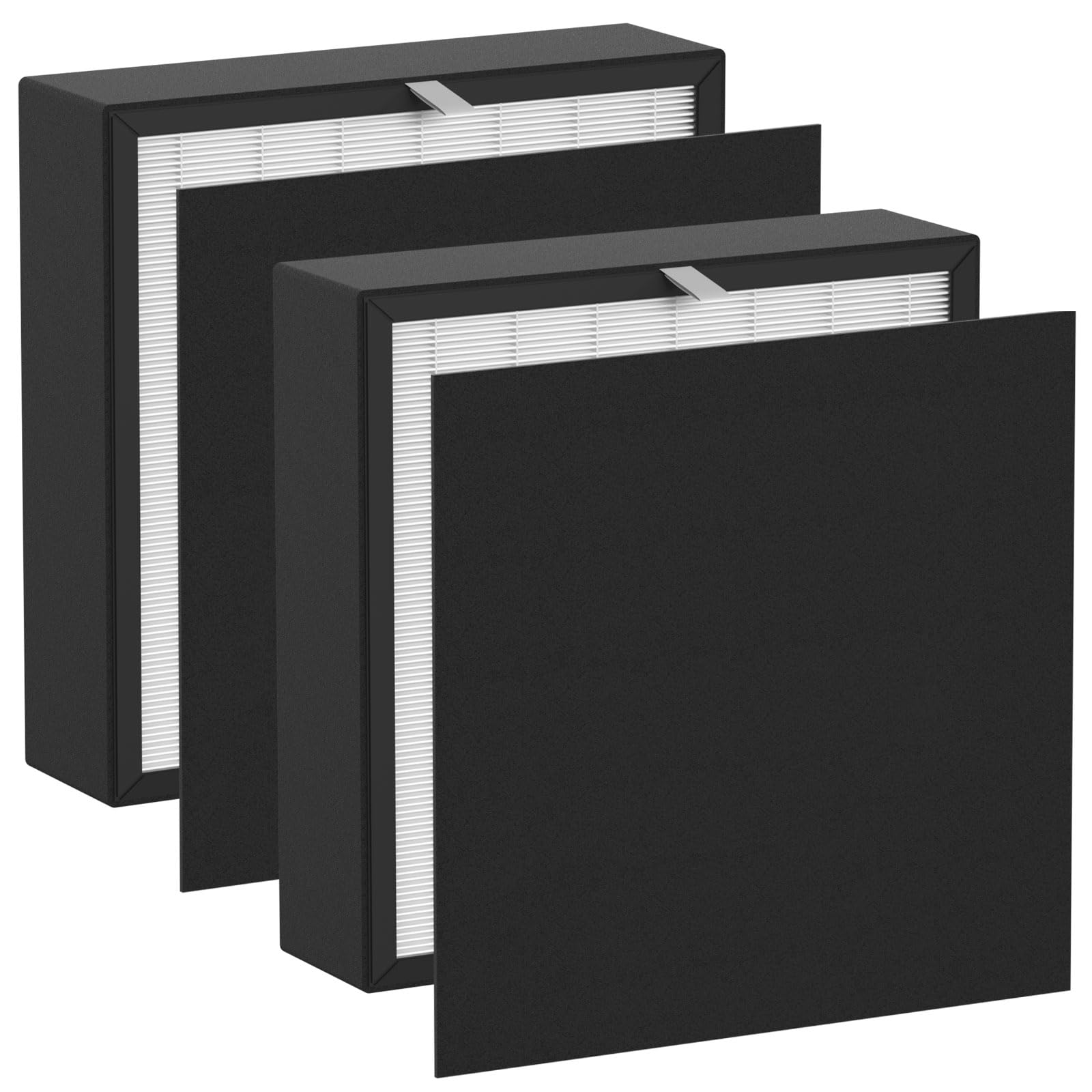 Bf35 Silver Carbon Hepa Filter Replacement Compatible With A Len Breathesmart Classic Bf35 Air Cleaner Purifier, 2 X Hepa Filter