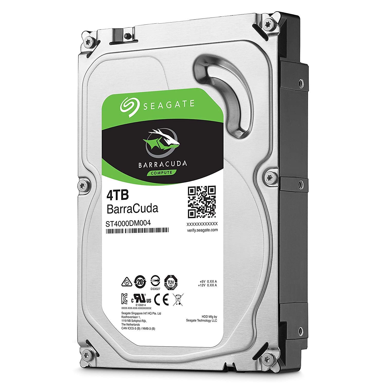 Seagate BarraCuda 4TB Internal Hard Drive HDD � 3.5 Inch Sata 6 Gb/s 5400 RPM 256MB Cache for Computer Desktop PC Laptop (ST4000DM004)